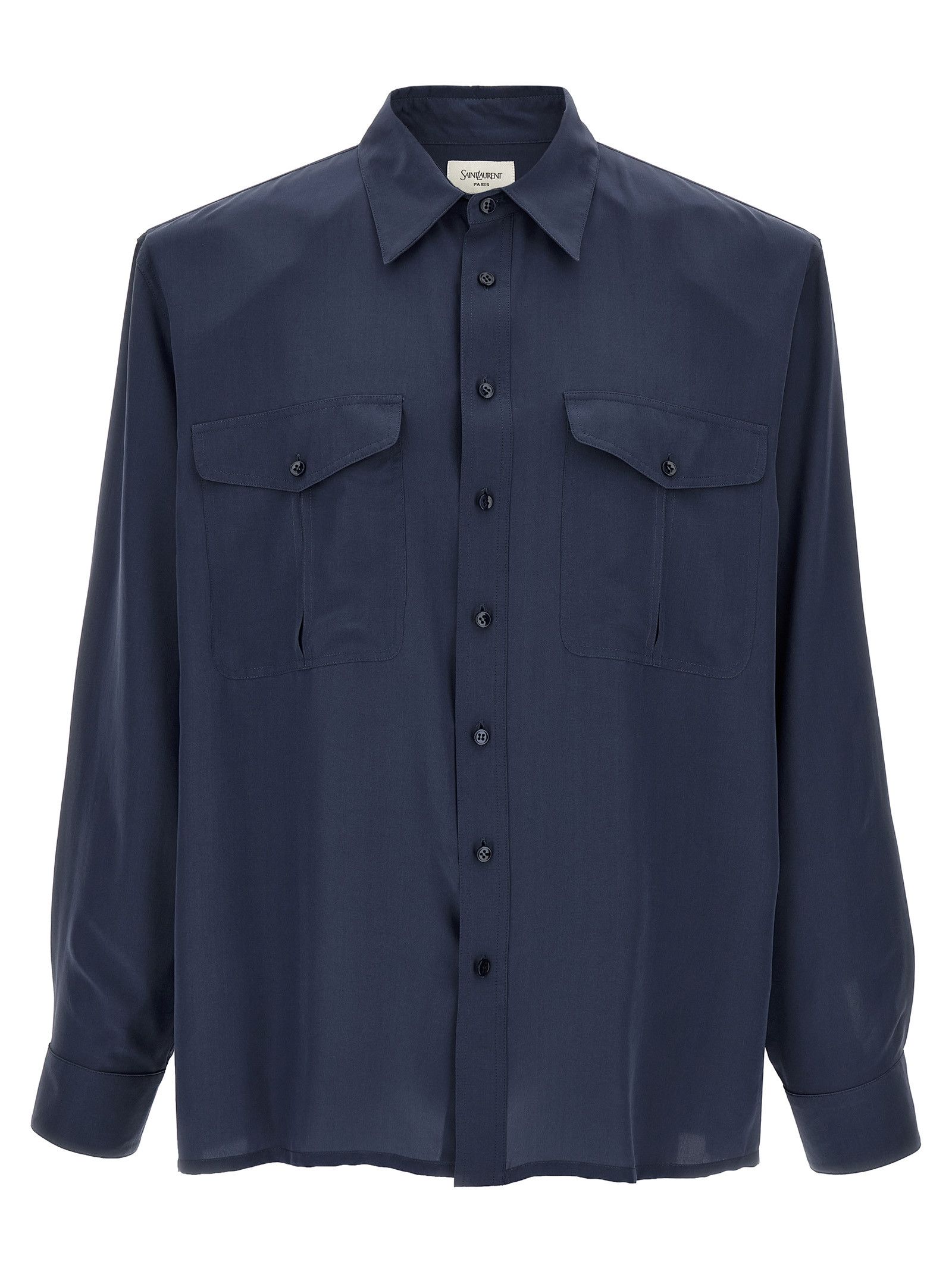 Saint Laurent Paris Viscose and silk shirt Size US L / EU 52-54 / 3 - 1 Thumbnail