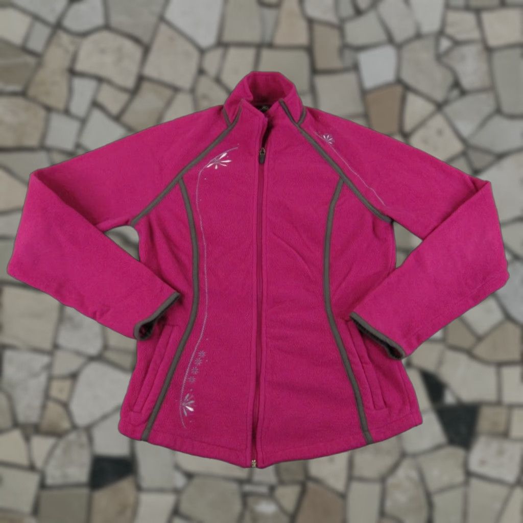 Eddie Bauer Eddie Bauer Jacket Pink Fleece Full Zip Outdoor Zipper Pockets Regular S Womens Size S / US 4 / IT 40 - 1 Thumbnail