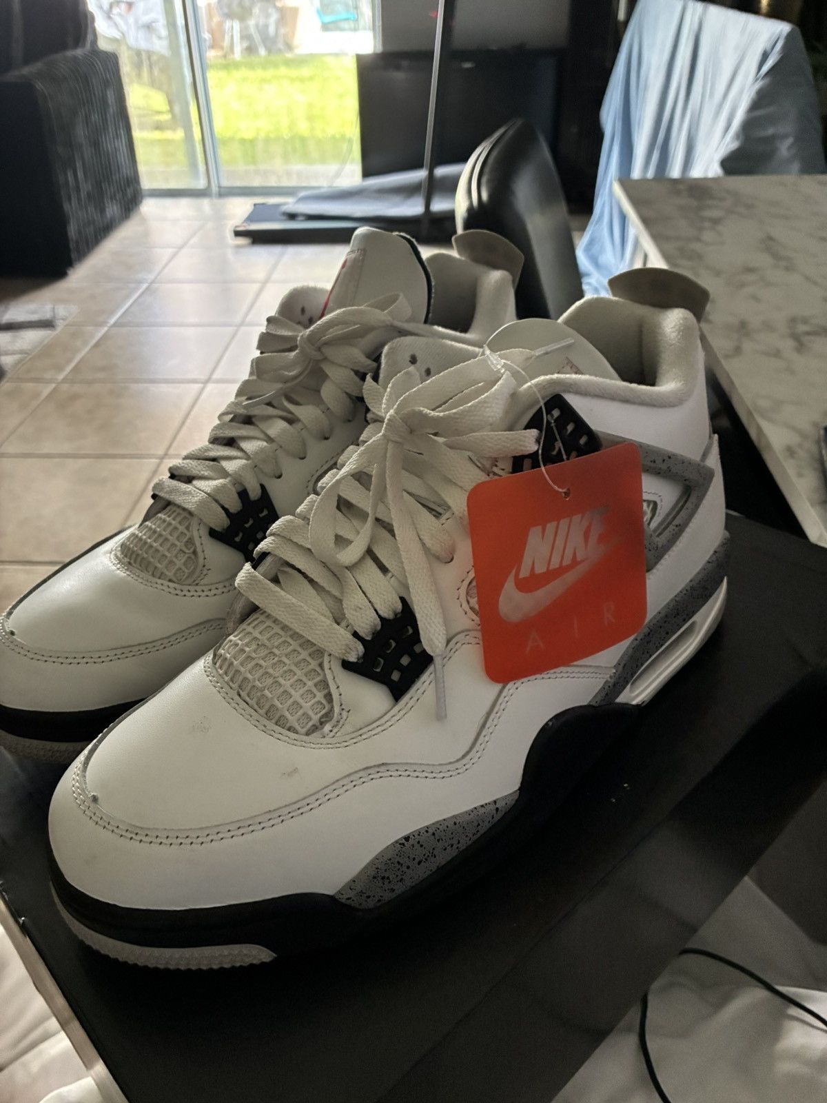 Jordan Brand Air Jordan 4 Retro OG 'White Cement' 2025 Size US 10.5 / EU 43-44 - 9 Thumbnail