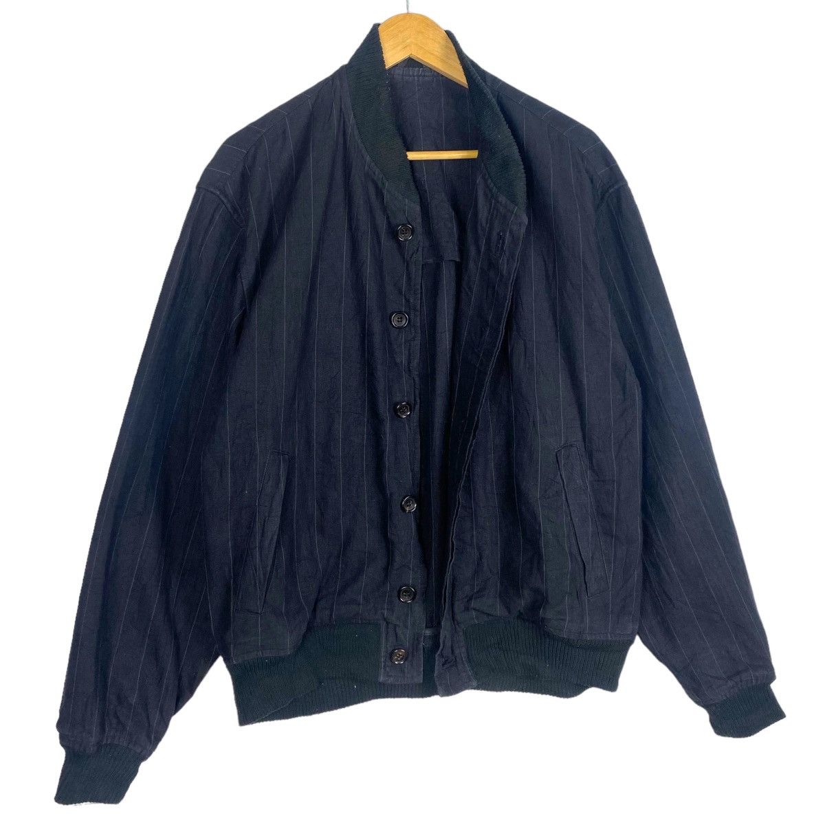 Comme des Garcons × Comme des Garcons Homme × Comme des Garcons Homme Plus 💥AD1995 COMME DES GARCONS HOMME STRIPE BOMBER JACKET Size US M / EU 48-50 / 2 - 3 Thumbnail