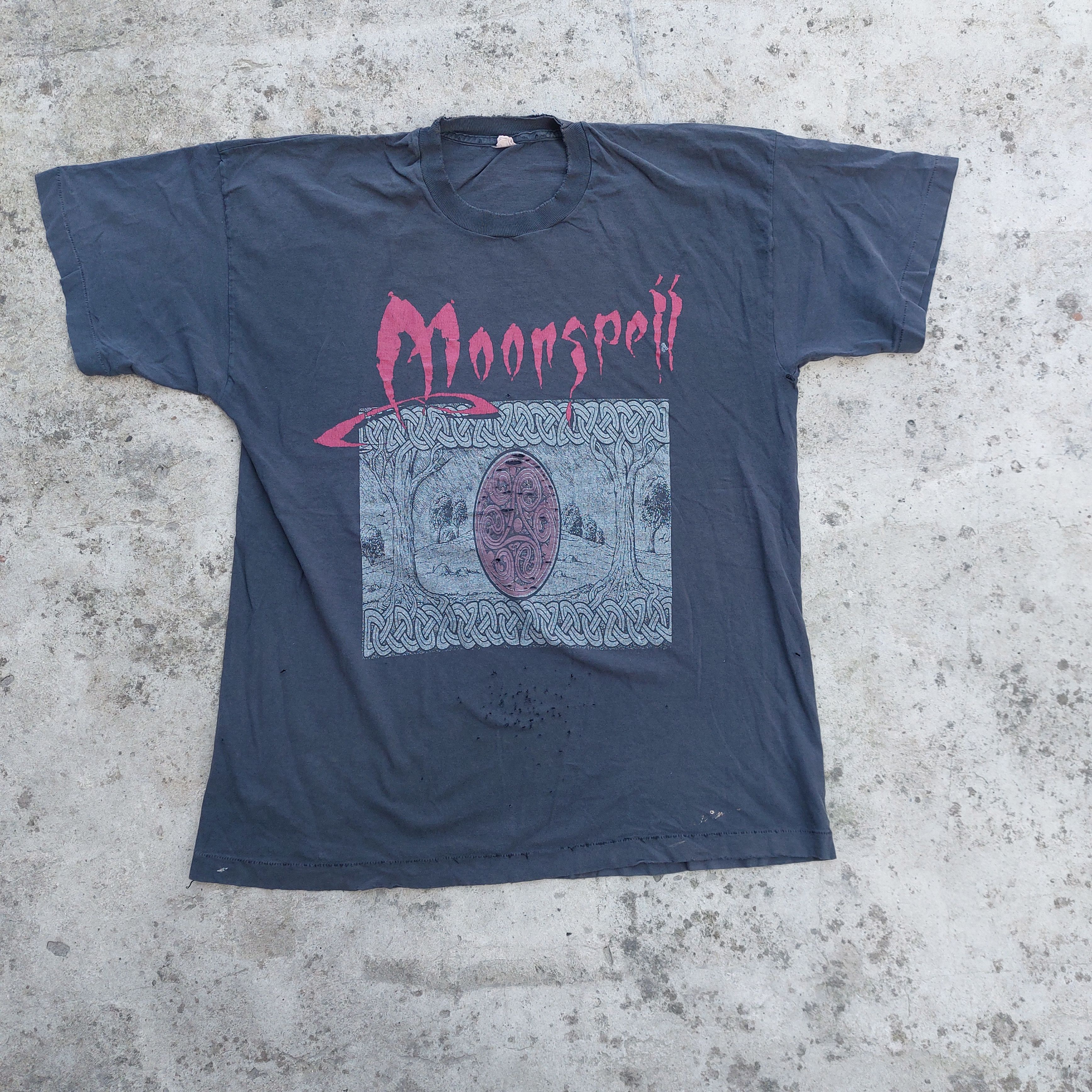 Band Tees × Vintage moonspell out of the dark 1996 distressed vintage tshirt Size US L / EU 52-54 / 3 - 2 Thumbnail