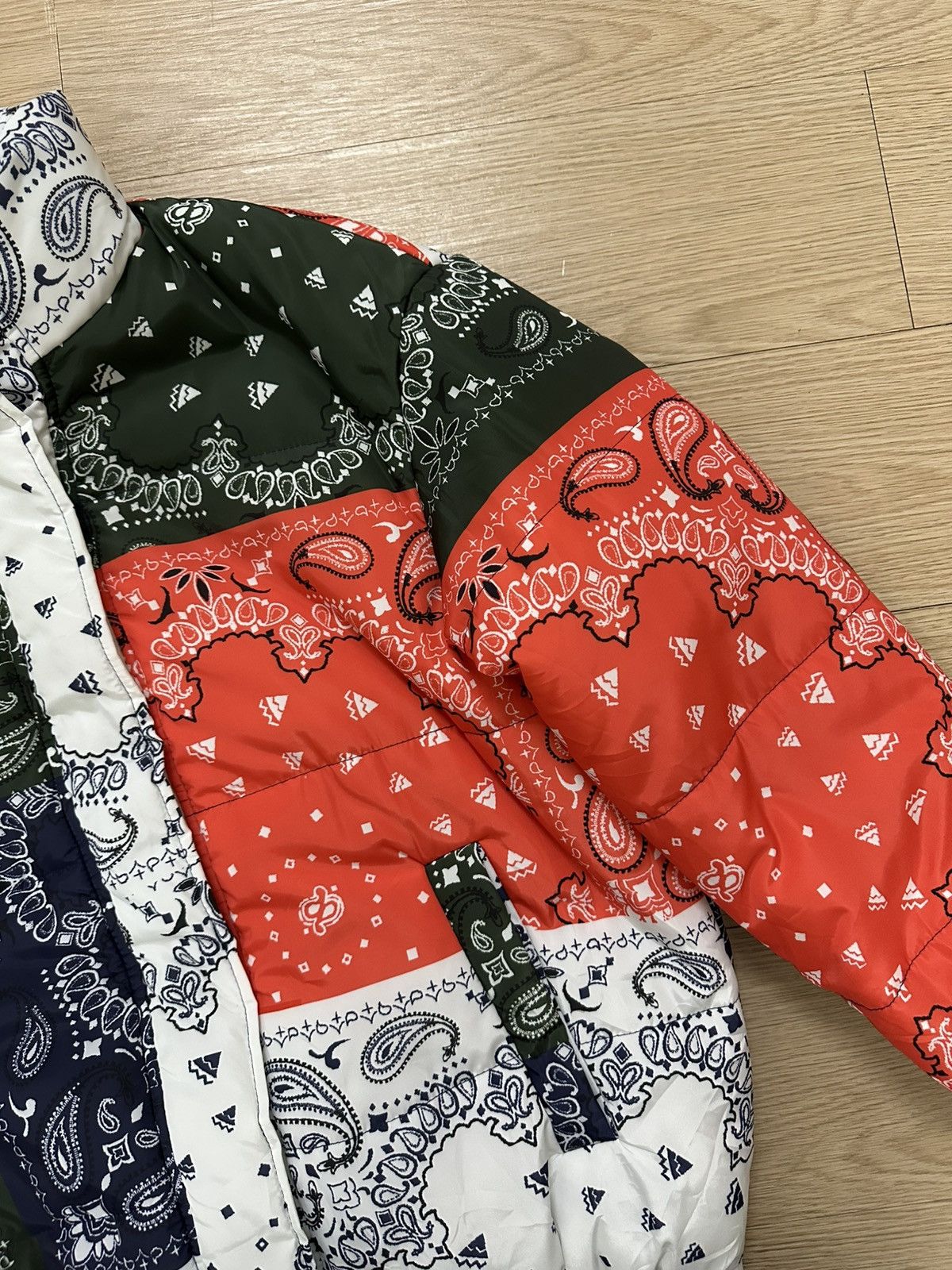 Designer Rare Beautiful Parody Kapital Bandana/Paisley Puffer Jacket Size US S / EU 44-46 / 1 - 6 Thumbnail