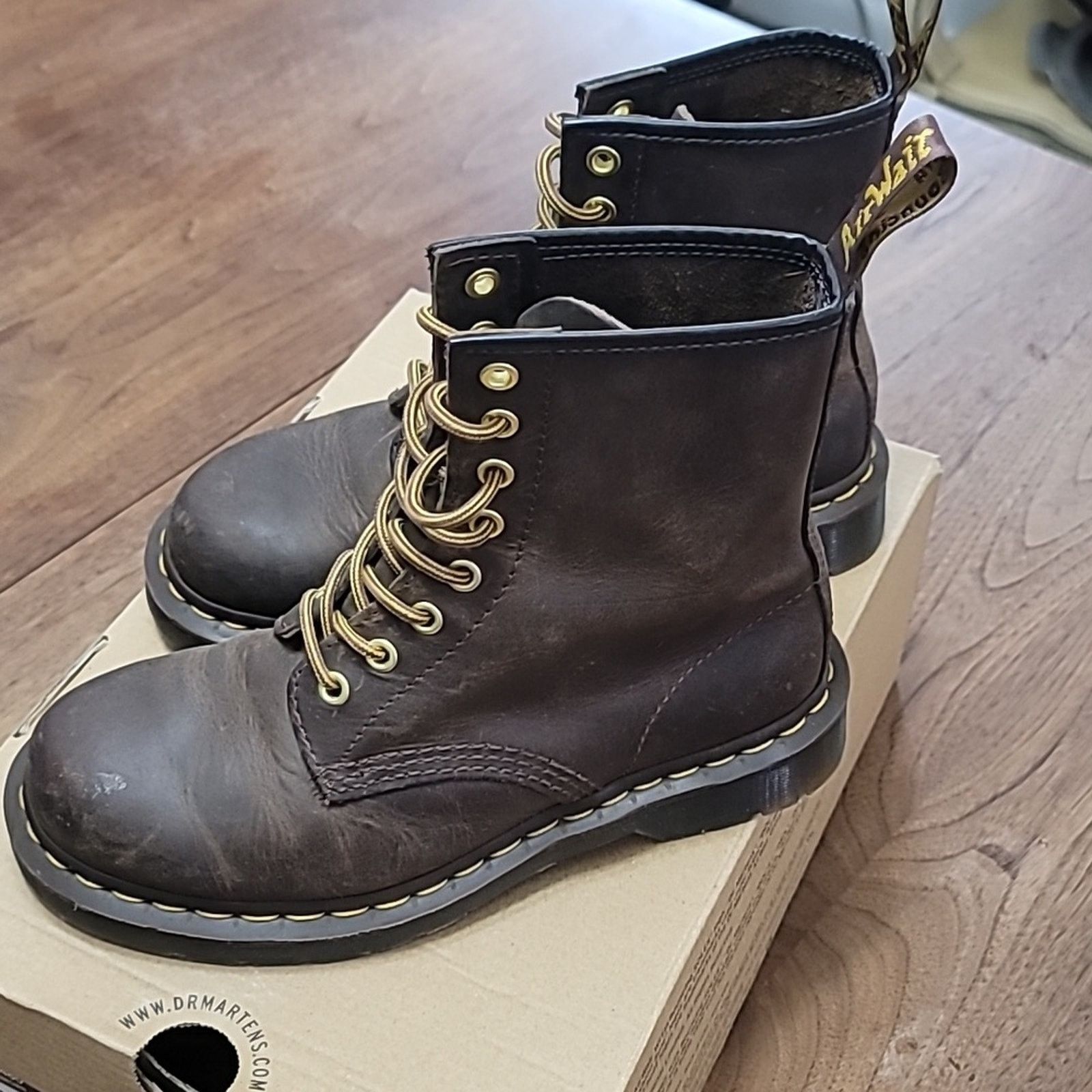 Dr. Martens Dr. Martens Crazy Horse Boots Excellent Condition with Box Size US 6 / IT 36 - 4 Thumbnail