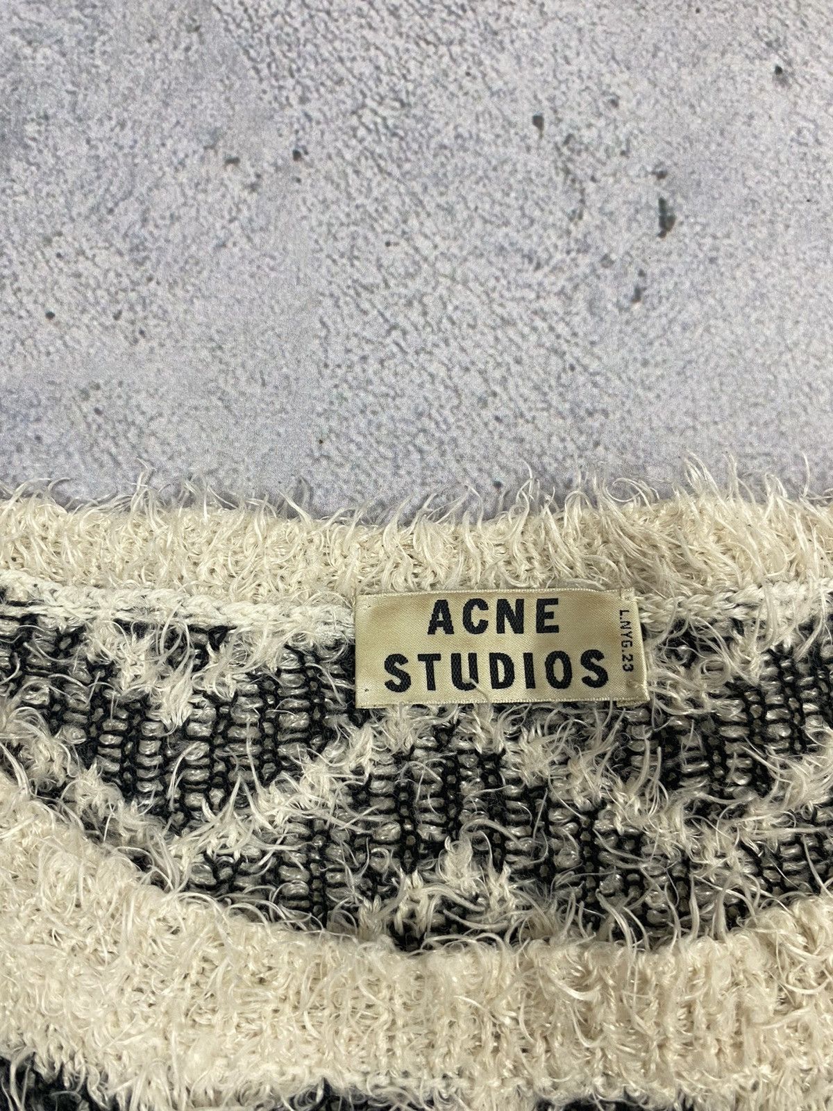 Acne Studios Acne Studios mohair rare sweater avant garde style wool a Size US S / EU 44-46 / 1 - 4 Thumbnail