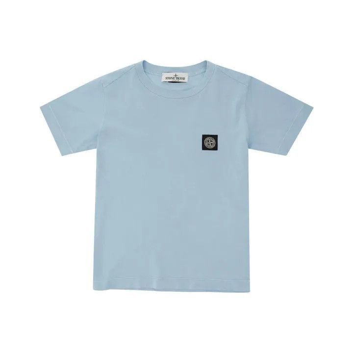 Stone Island Stone Island Kids Blue Logo TShirt -2506 Size US M / EU 48-50 / 2 - 1 Thumbnail