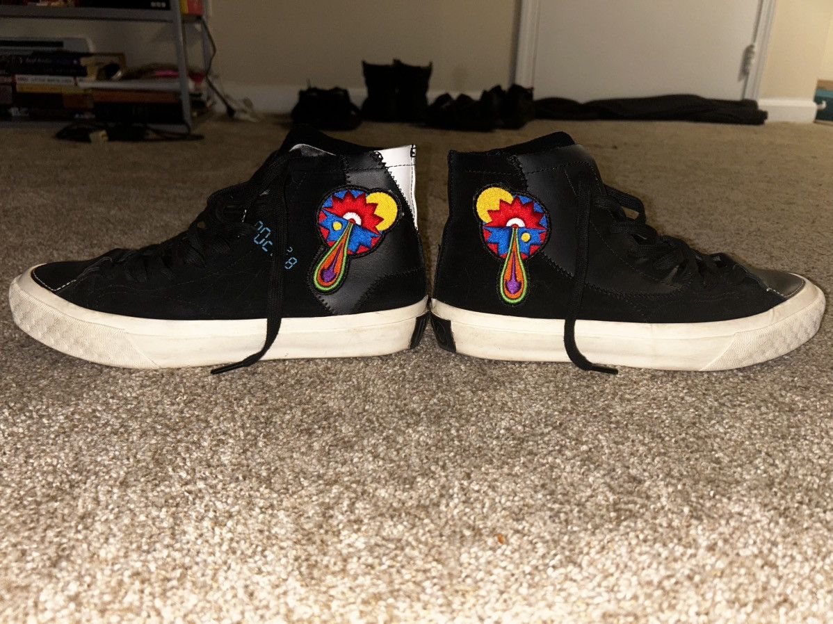 Byredo Byredo Primeval Away Black High Top Sneakers Size US 10 / EU 43 - 1 Thumbnail