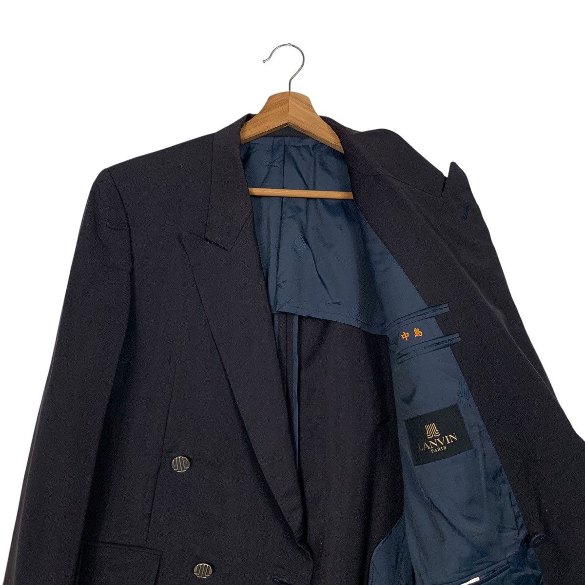 Lanvin LANVIN PARIS Double Breast Suit Jacket Blazers #2295-C102 Size 44R - 10 Thumbnail