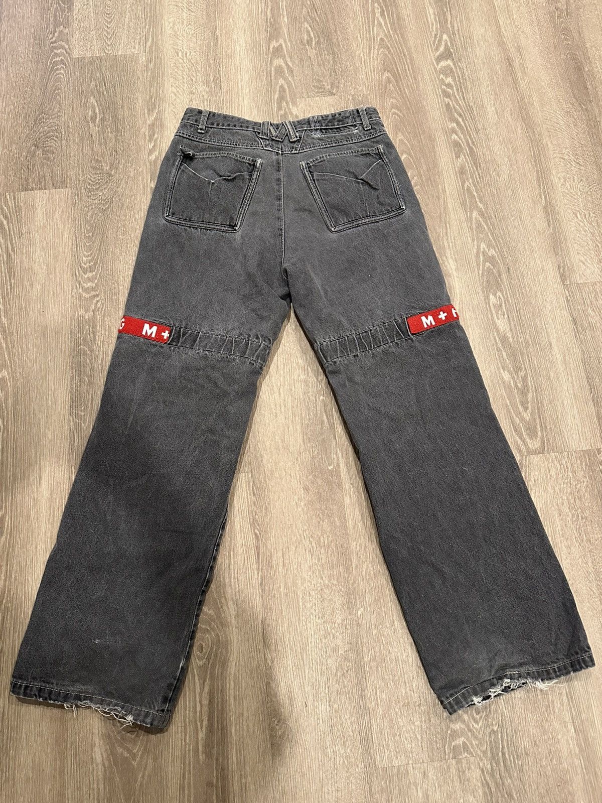 Marithe + Francois Girbaud Marithé + François Girbaud Shuttle Cargo Denim Jeans Size 32 Size US 32 / EU 48 - 2 Thumbnail