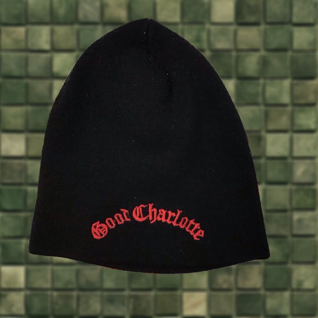 Vintage VINTAGE Good Charlotte Beanie Winter Hat Black One Size Unisex Adults Size ONE SIZE - 1 Thumbnail