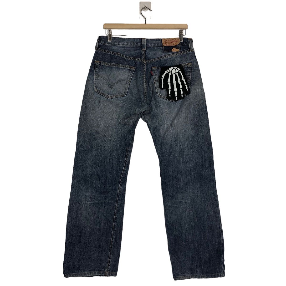 Levi's 🔥90’s VINTAGE LEVI’S ORIGINAL 501 STRAIGHT CUT DISTRESSED Size US 30 / EU 46 - 7 Thumbnail
