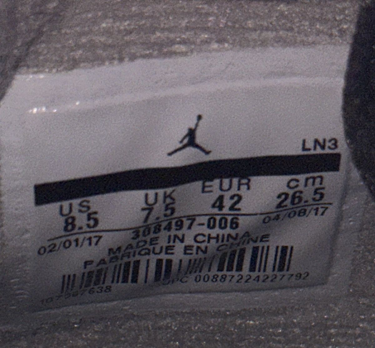 Jordan Brand Size 8.5 - Jordan 4 Retro Motorsports Alternate 2017 Size US 8.5 / EU 41-42 - 7 Thumbnail