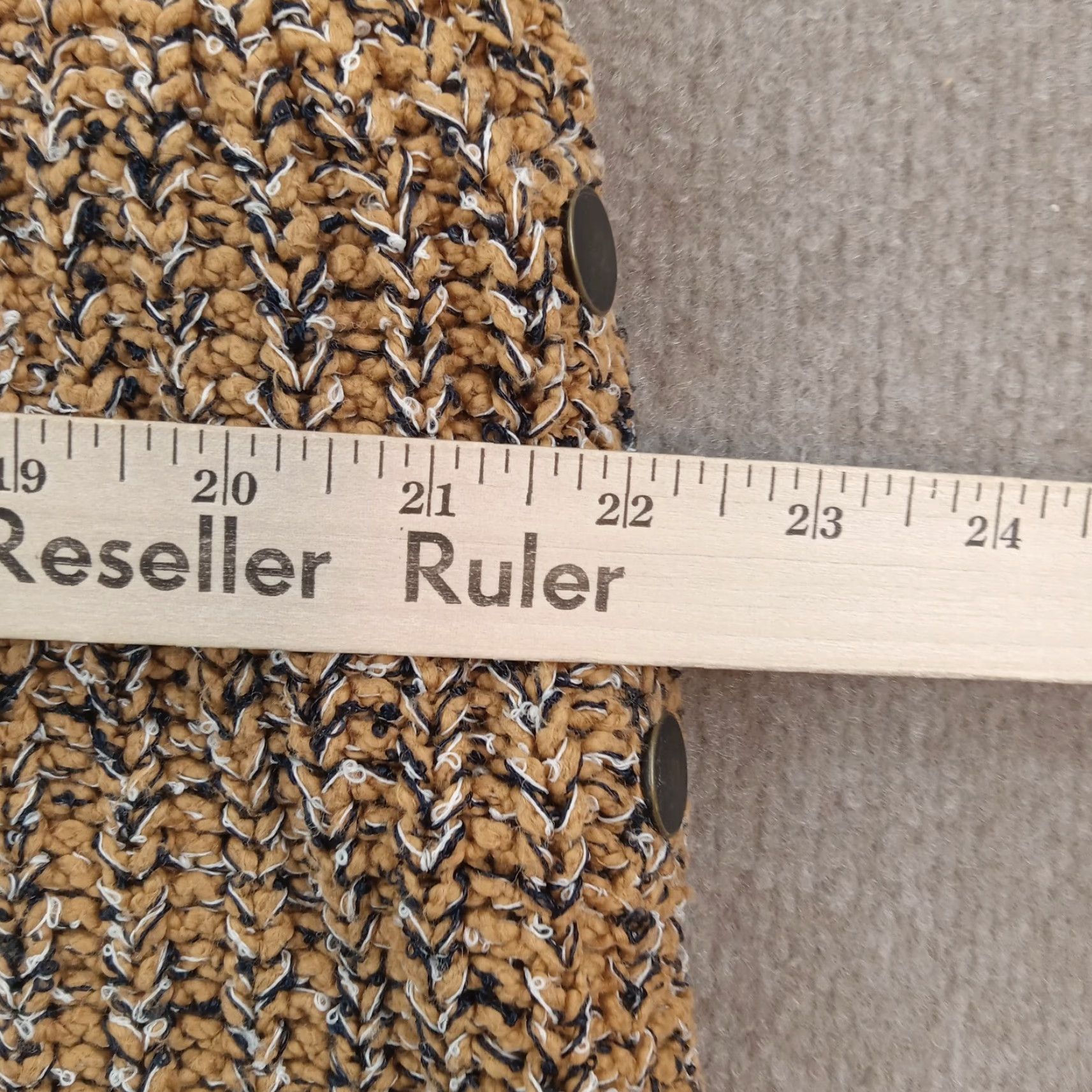 Free People Free People Womens Sweater Medium Brown Turtle Neck Pullover Size M / US 6-8 / IT 42-44 - 4 Thumbnail