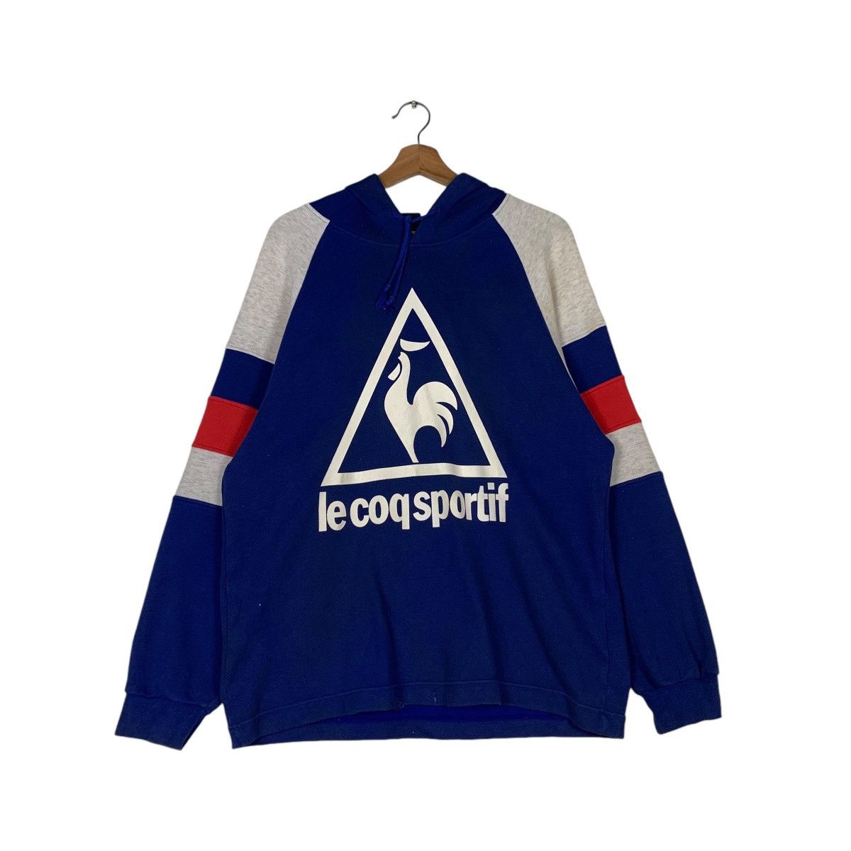 Le Coq Sportif 90's LE COQ SPORTIF Big Logo Pullover Hoodies #1409-C64 Size US M / EU 48-50 / 2 - 1 Thumbnail