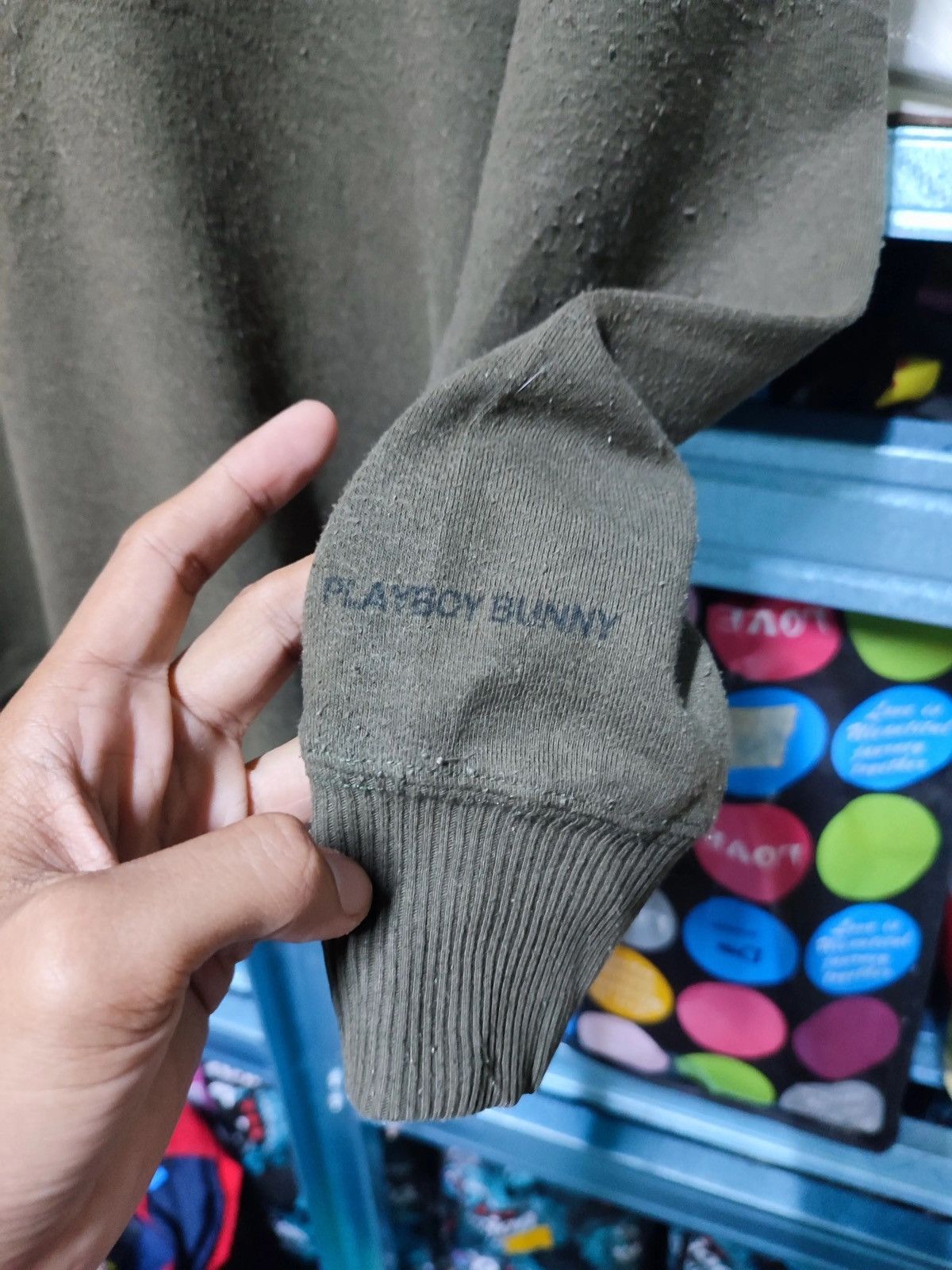 Playboy Playboy Bunny “Los Angeles” Lightweight Hoodie – Olive Green Size US S / EU 44-46 / 1 - 5 Thumbnail