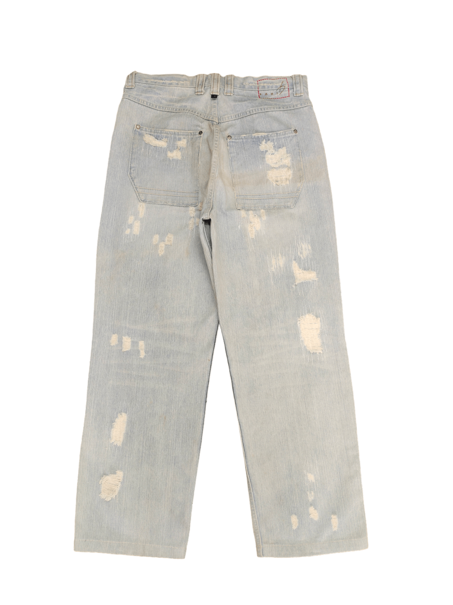 Karl Kani Karl Kani Distreesed Boro Sashiko Wide Leg Denim Baggy Jeans Size US 32 / EU 48 - 11 Thumbnail