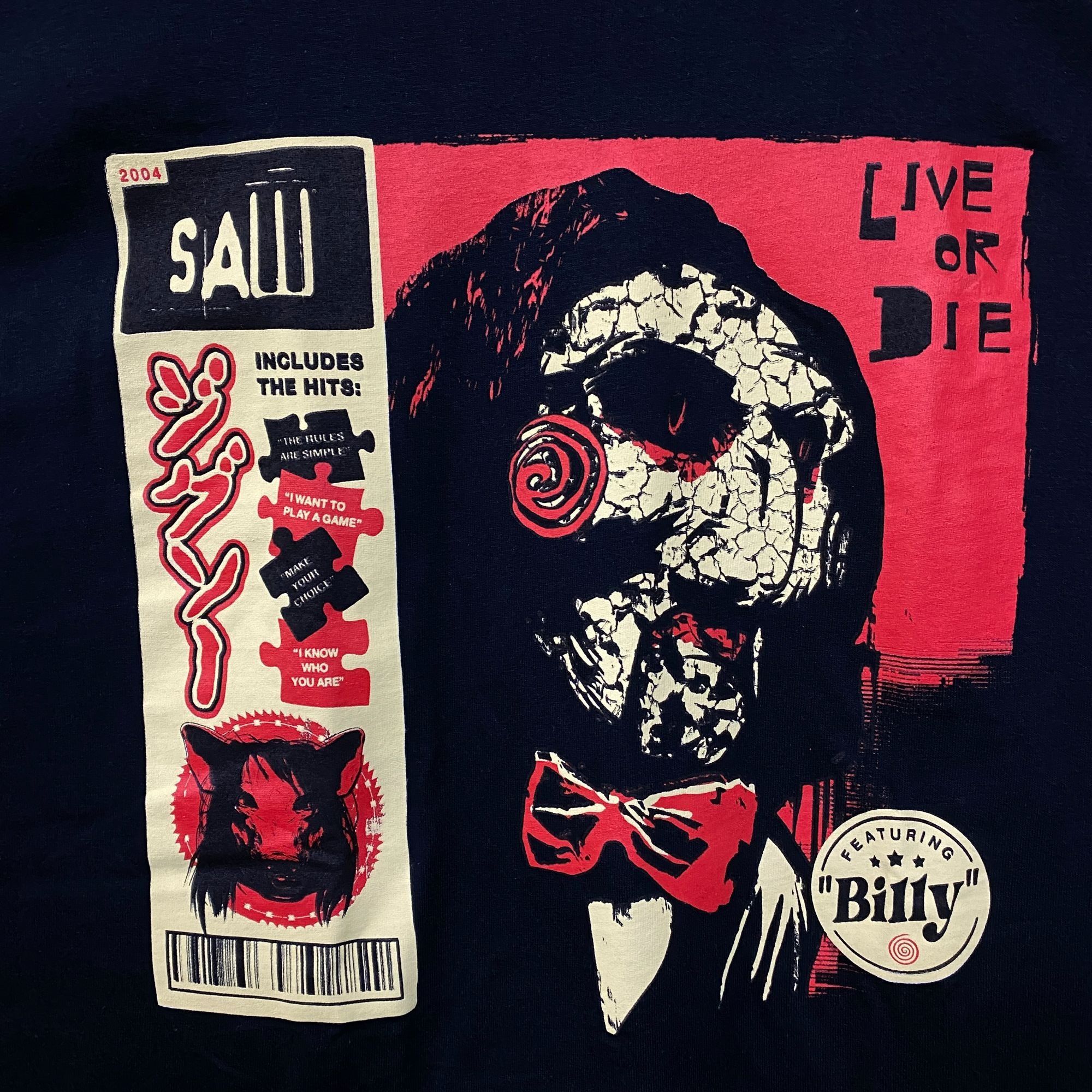 Ripple Junction Saw Billy the Puppet Live Or Die Horror Movie T-Shirt XL Size US XL / EU 56 / 4 - 2 Thumbnail