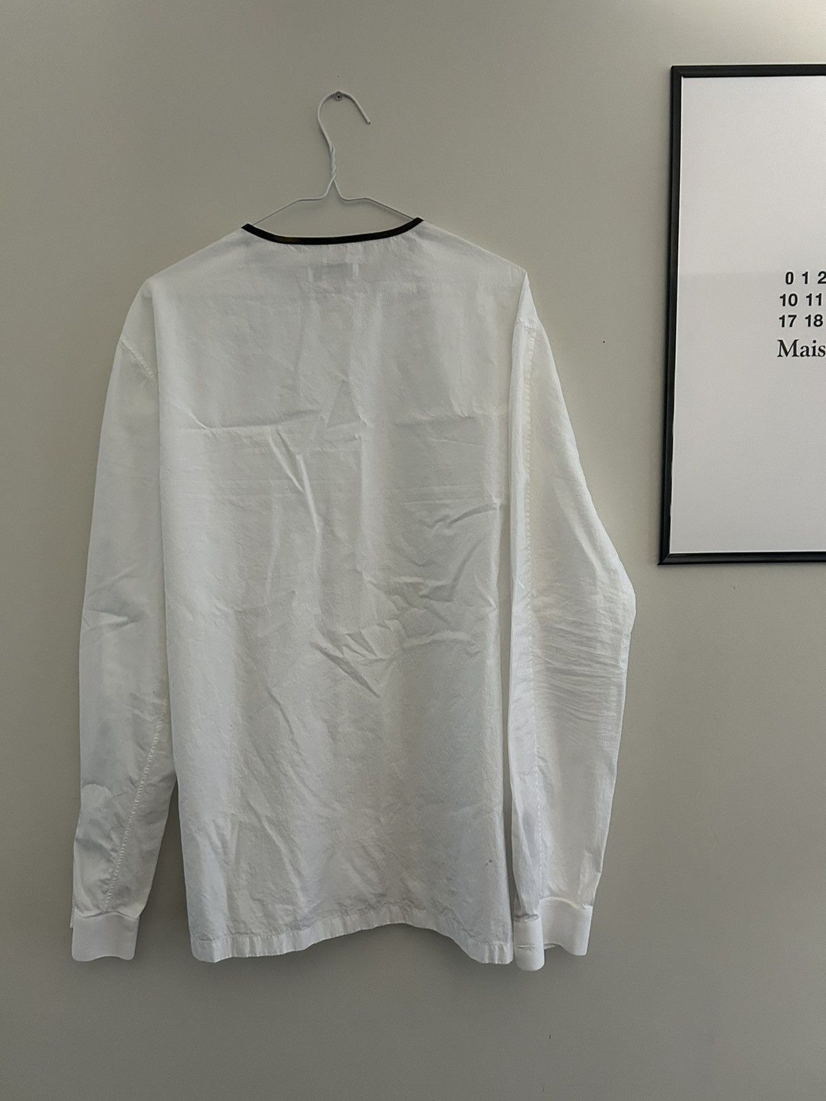 Balenciaga Balenciaga SS16 Colarless Button Up Shirt Size US L / EU 52-54 / 3 - 3 Thumbnail