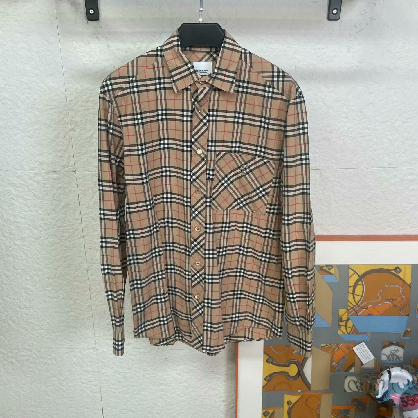 Burberry Burberry Check Panel Shirt Size S / US 4 / IT 40 - 1 Thumbnail