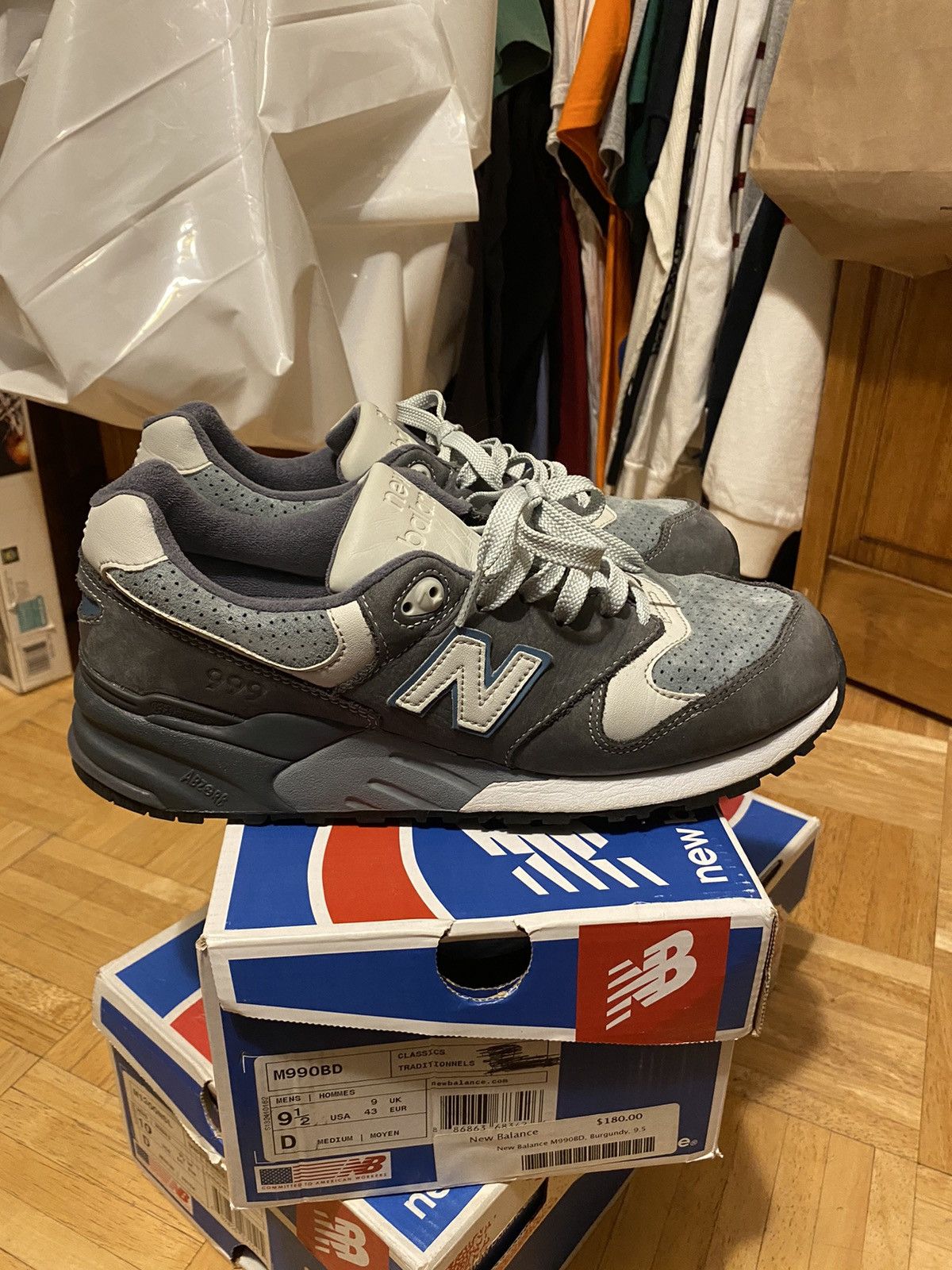New Balance Ronnie Fieg x New Balance 999 “Steel Blue” Size US 10 / EU 43 - 6 Thumbnail