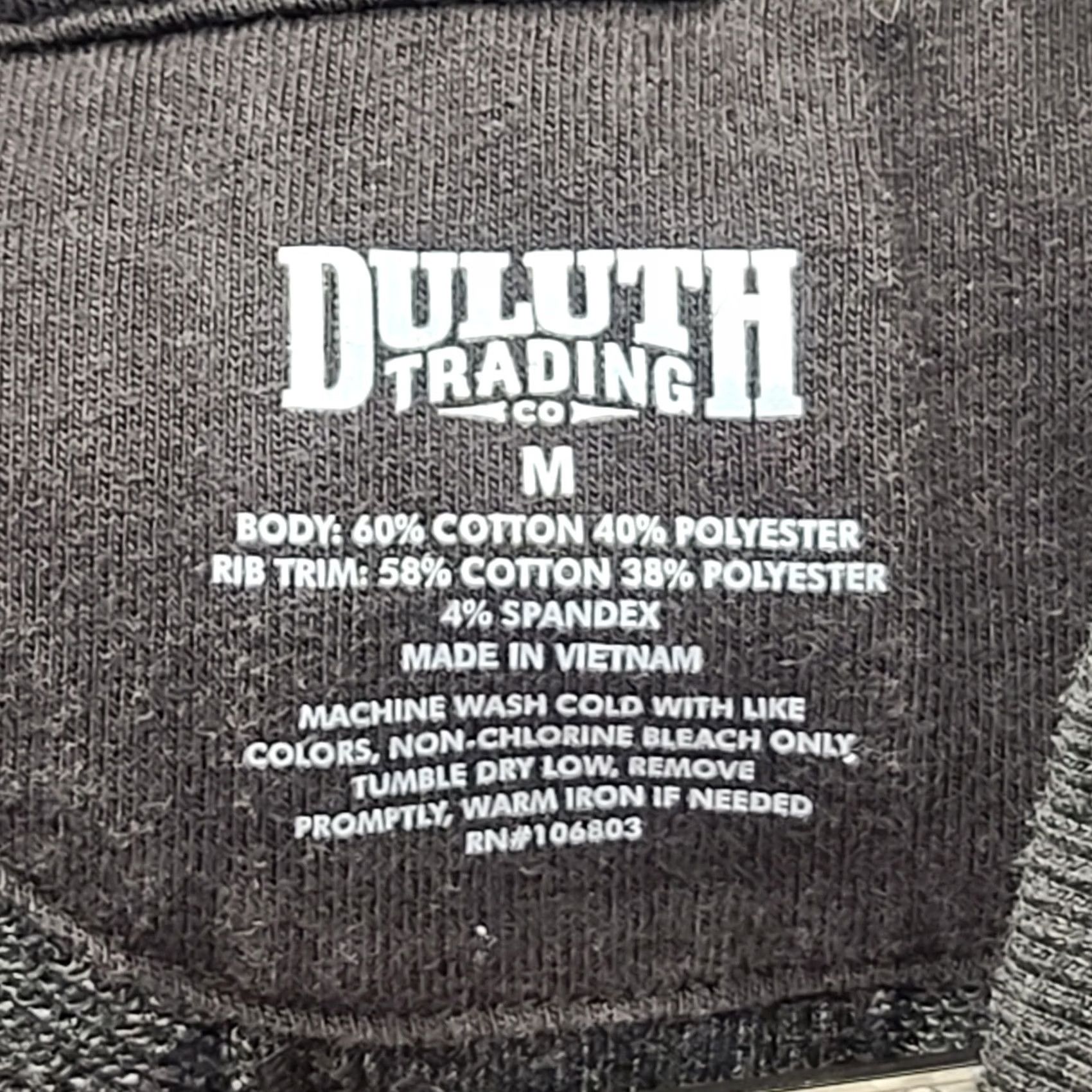 Vintage Duluth Hoodie Womens M Ooh-La-Loop French Terry Pullover Gray Outdoors Shirt Pullover Hooded Pockets Heavyweight Regular Fall Winter Spring Women Size M / US 6-8 / IT 42-44 - 2 Thumbnail