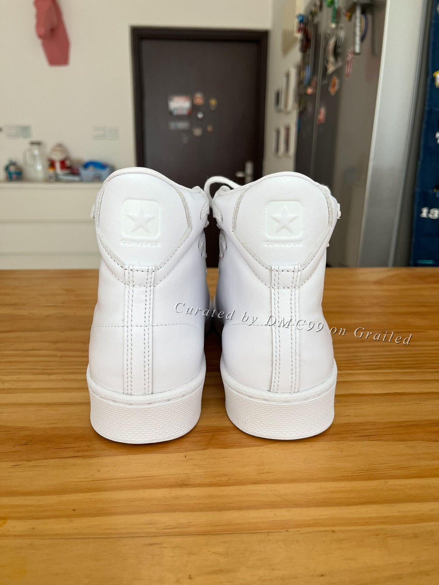 Converse Converse White High-Top Sneakers Size US 7.5 / EU 40-41 - 3 Thumbnail