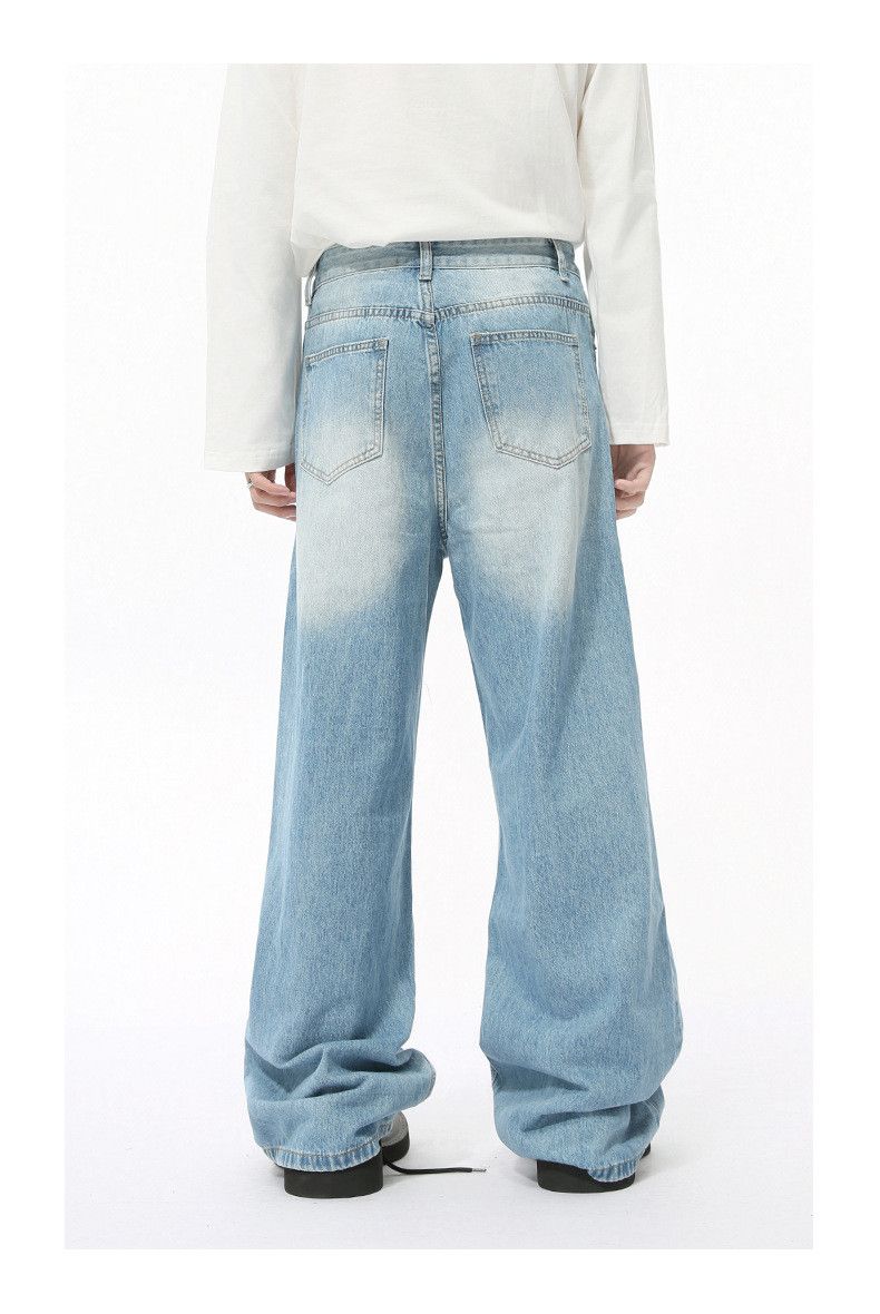 Japanese Brand Japanese retro wide-leg straight-leg Vibe jeans Size US 32 / EU 48 - 4 Thumbnail