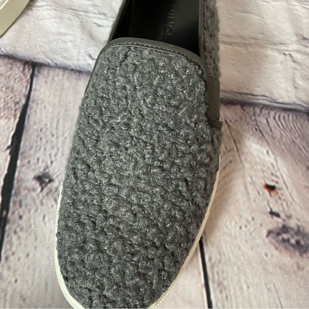 Vince New Vince Blair Shearling Grey Sneakers Size 37.5 Size US 7.5 / IT 37.5 - 8 Thumbnail