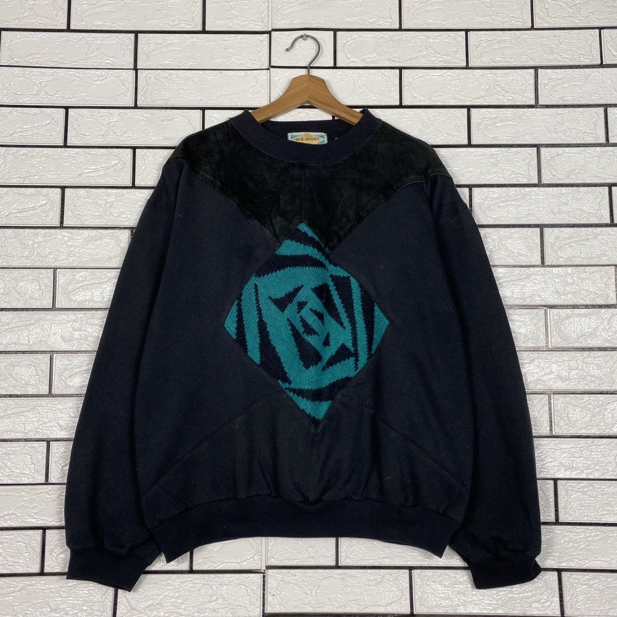 Issey Miyake Vintage Sweatshirt ME Sport Big Logo Size US L / EU 52-54 / 3 - 2 Thumbnail
