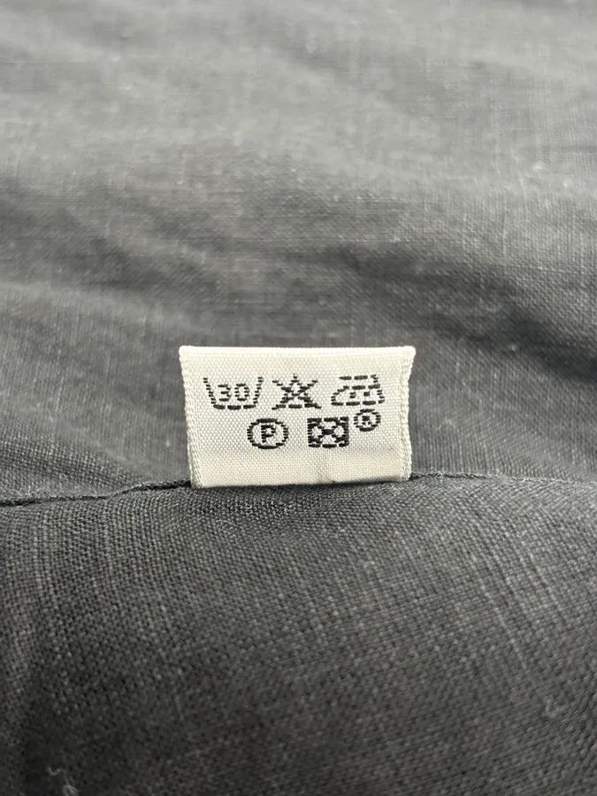 Hermes Hermès Black Linen Shirt Size US M / EU 48-50 / 2 - 12 Thumbnail