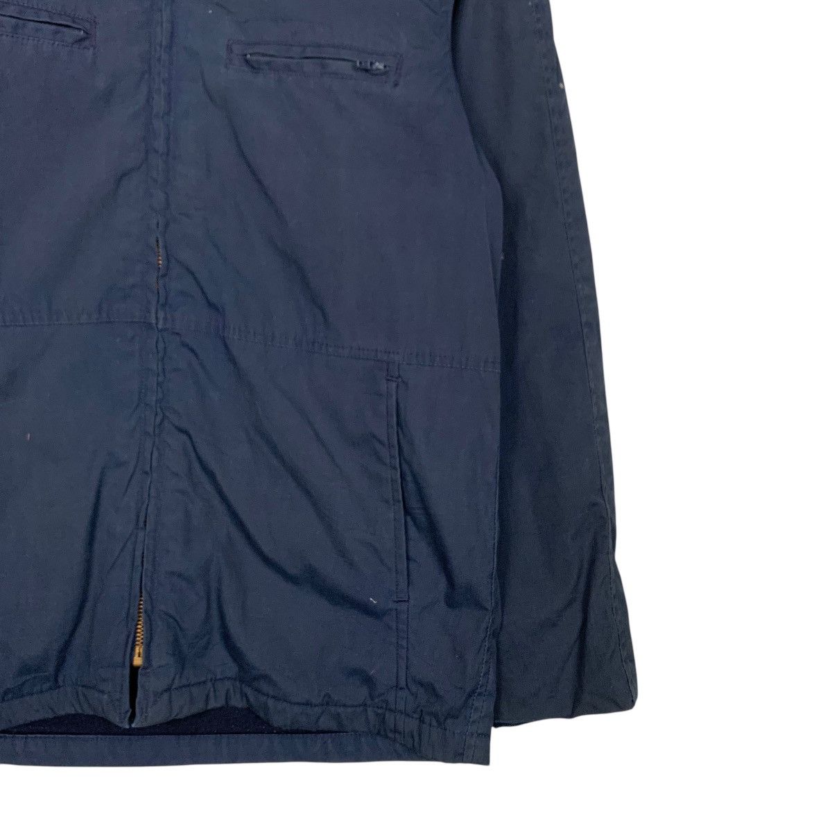 Vintage ☀️Vintage Military by Vanderbilt shirt navy zipper jacket Size US S / EU 44-46 / 1 - 7 Thumbnail