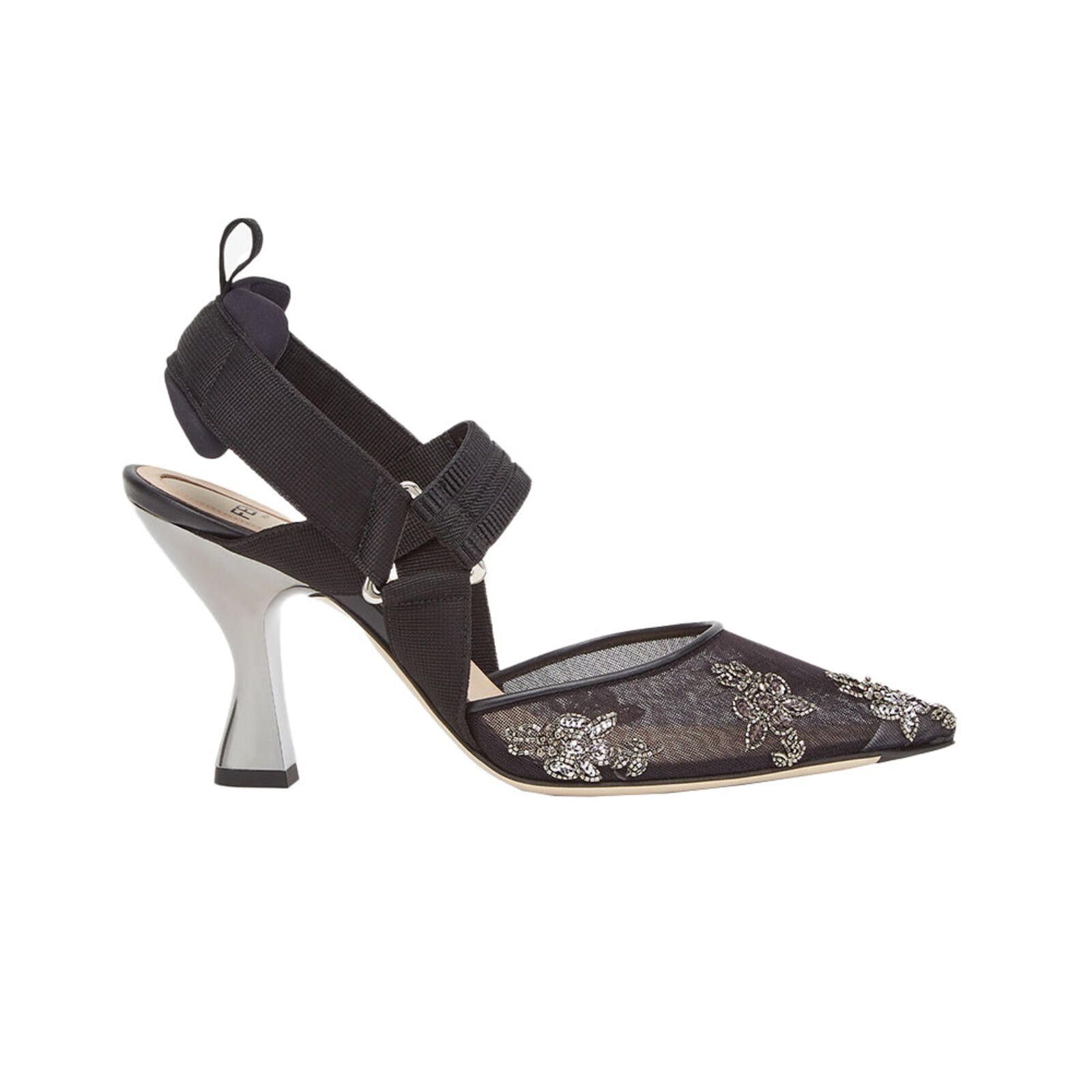 Fendi Fendi Colibri Mesh Pumps Size US 7.5 / IT 37.5 - 1 Thumbnail
