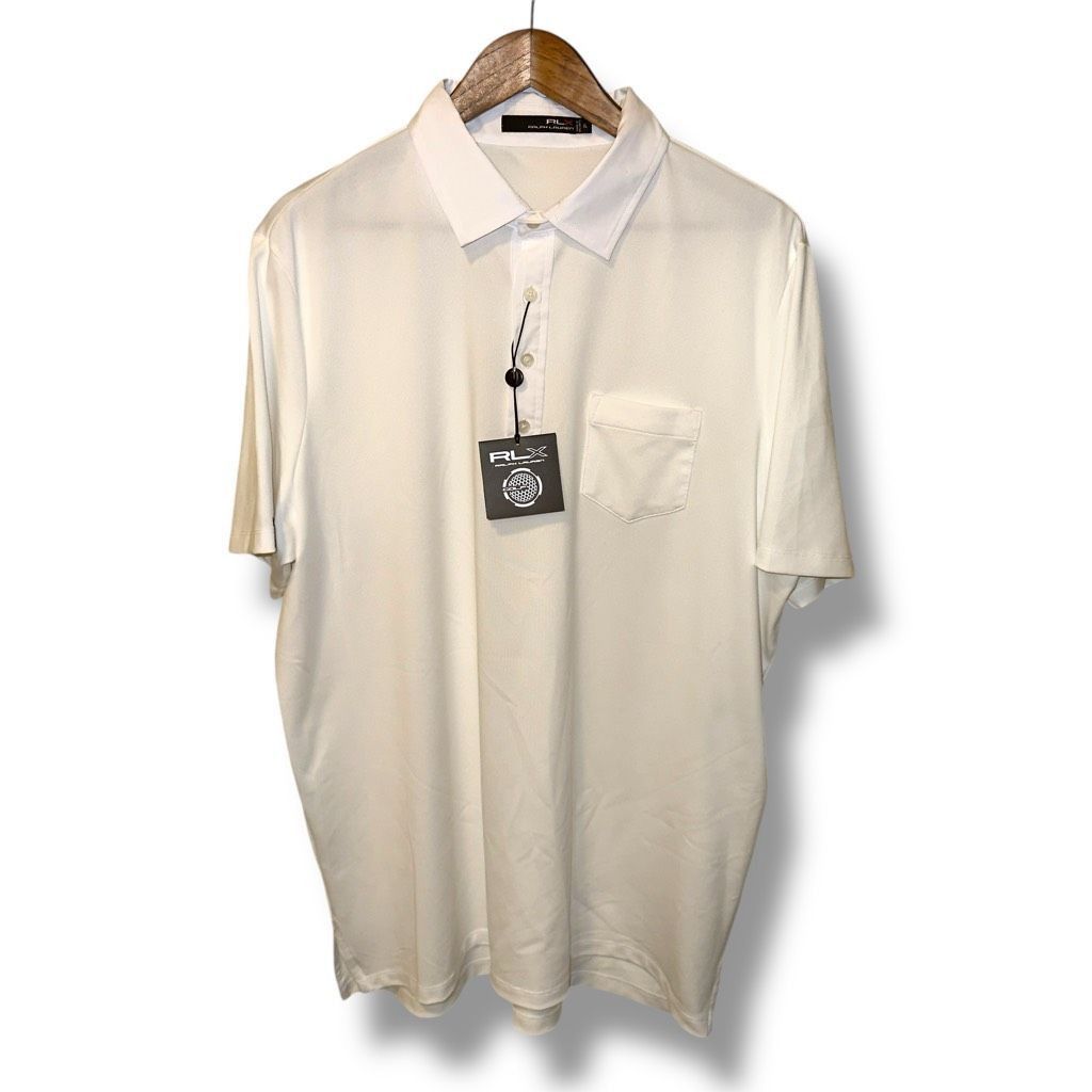 RLX Ralph Lauren NWT Polo Ralph Lauren RLX White Performance Golf Polo Shirt Size US XL / EU 56 / 4 - 1 Thumbnail