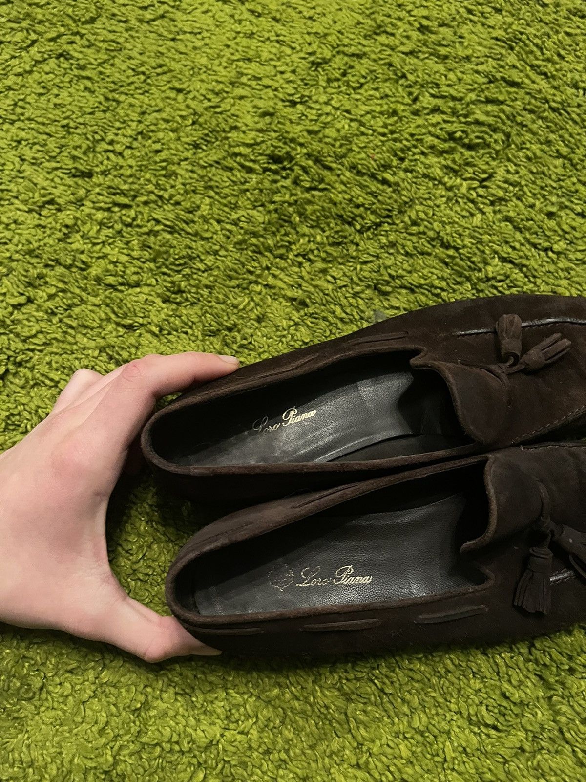 Loro Piana Loro Piana luxury real suede brown loafers shoes Size US 9 / IT 39 - 9 Thumbnail
