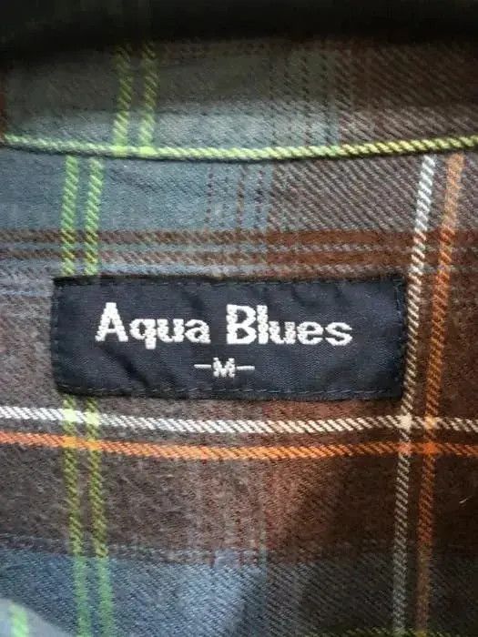 Blue Aqua Plaid Tartan Men's Sweatshirt