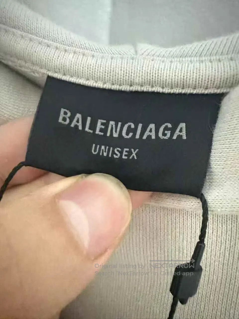 Balenciaga Balenciaga Off-White 3XL Embroidered Logo Hoodie Sweatshir Size US S / EU 44-46 / 1 - 3 Thumbnail