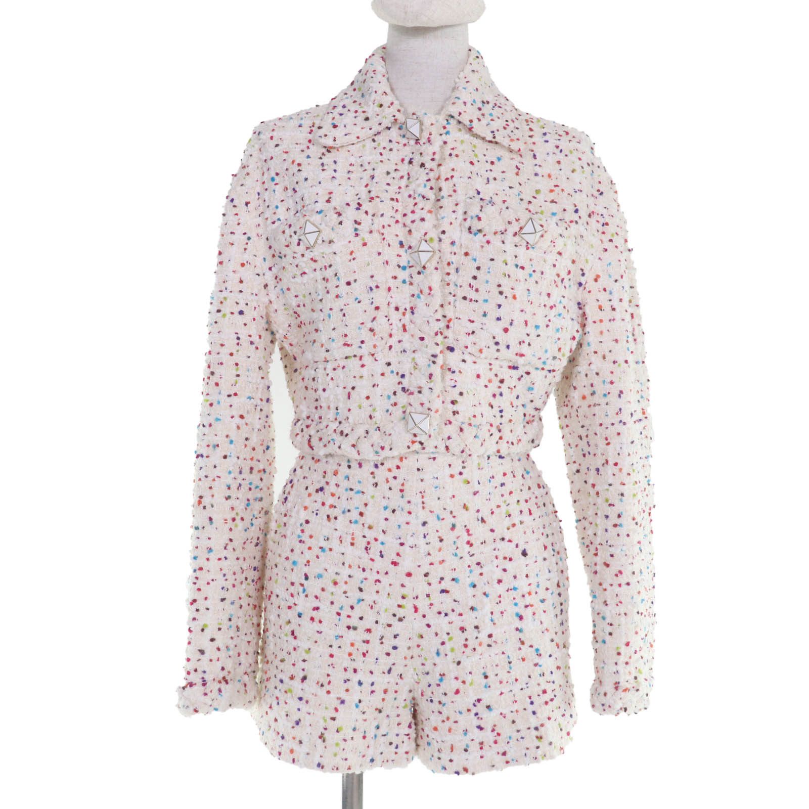 Valentino Valentino Valentino Tweed Two-piece Set Textile Suits DUTY FREE for USA Size ONE SIZE - 1 Thumbnail
