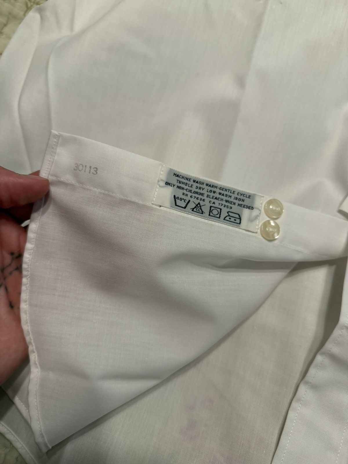 Yves Saint Laurent Vintage YSL Brand New Button Up Shirt Victorian Era Rare Size US XL / EU 56 / 4 - 6 Thumbnail