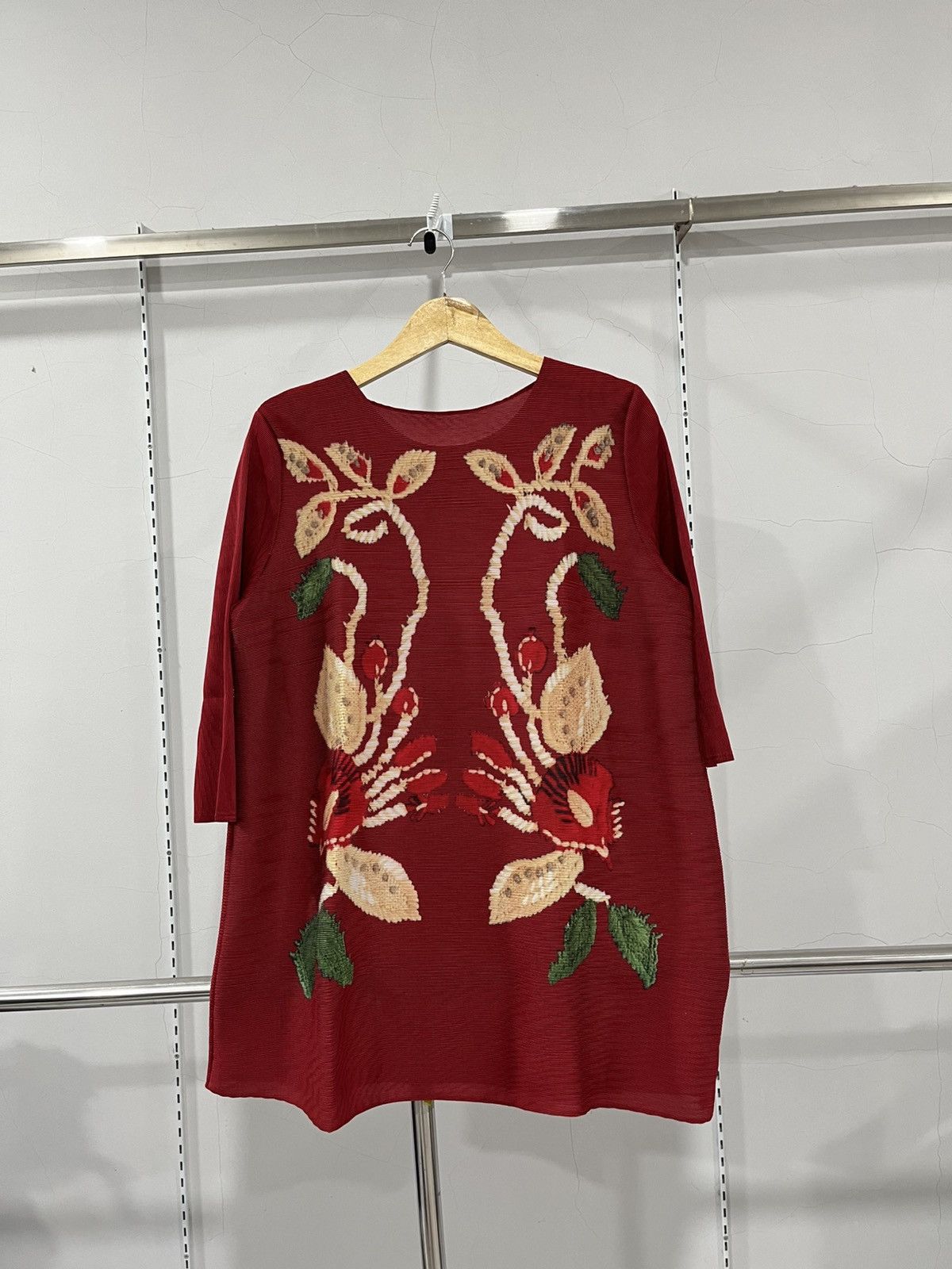 Japanese Brand Japan Floral Pleats Oversize Size XL / US 12-14 / IT 48-50 - 1 Thumbnail