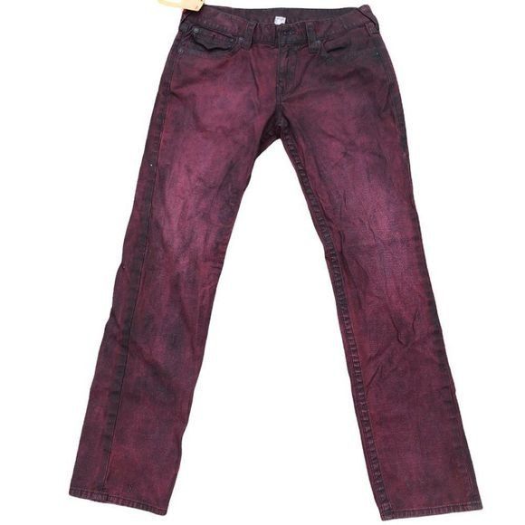 True Religion Brand New True Religion Jeans Size 32 STRAIGHT BIG T Red Size US 32 / EU 48 - 4 Thumbnail