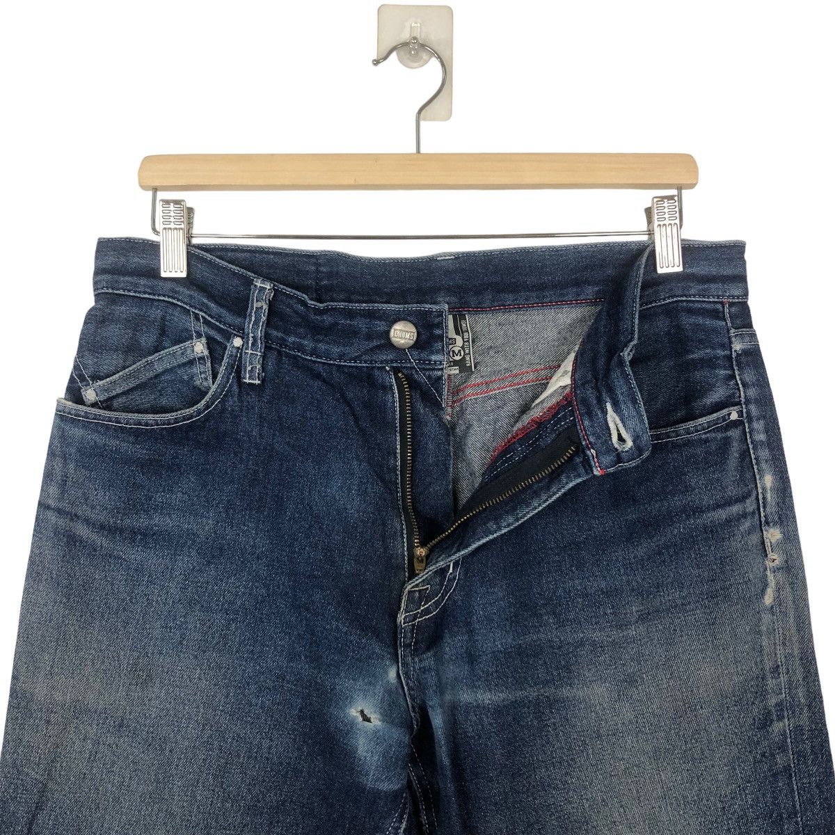Japanese Brand VINTAGE DISTRESSED DENIM SELVEDGES CHUMS JAPAN Size US 30 / EU 46 - 8 Thumbnail