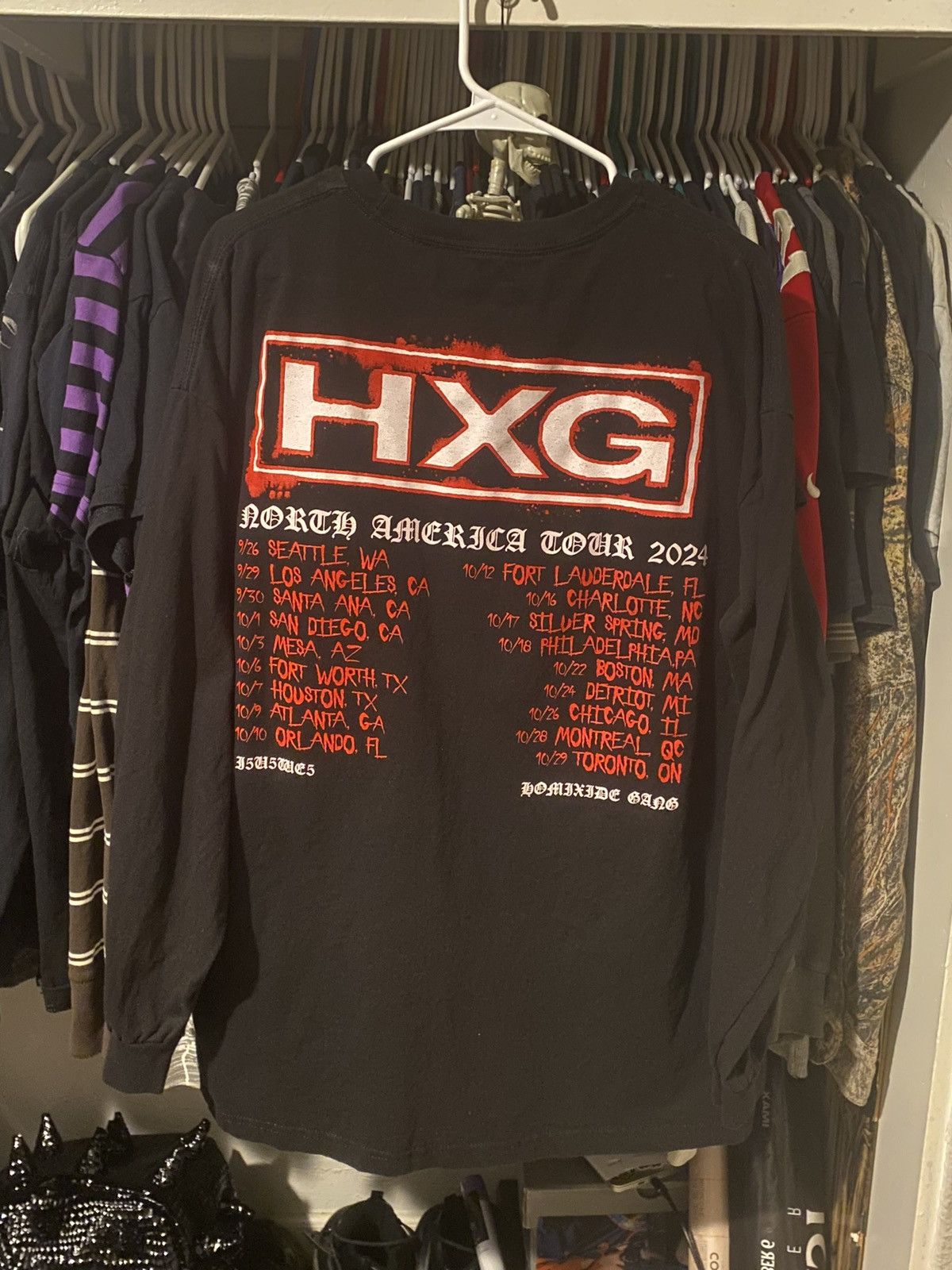 Ken Carson Homixide Gang long sleeve merch 2024 north america merch Size US XL / EU 56 / 4 - 2 Thumbnail