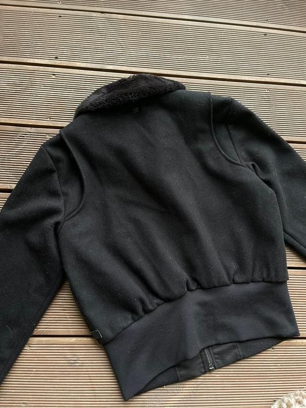 G-Star G-Star Raw Wool Nylon Black Fly jaket bomber Fur Size M / US 6-8 / IT 42-44 - 3 Thumbnail