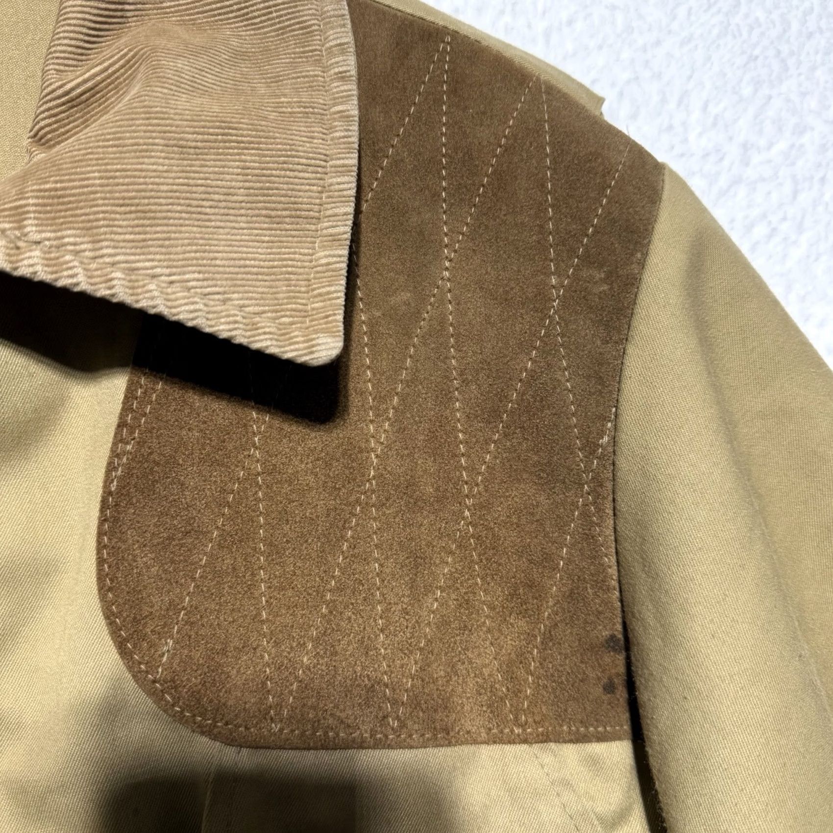 Vintage VINTAGE Bob Allen Jacket Safari Trench Coat Men’s M Beige Canvas Cotton Blend Belted Pockets 70s Outdoor Size US M / EU 48-50 / 2 - 5 Thumbnail