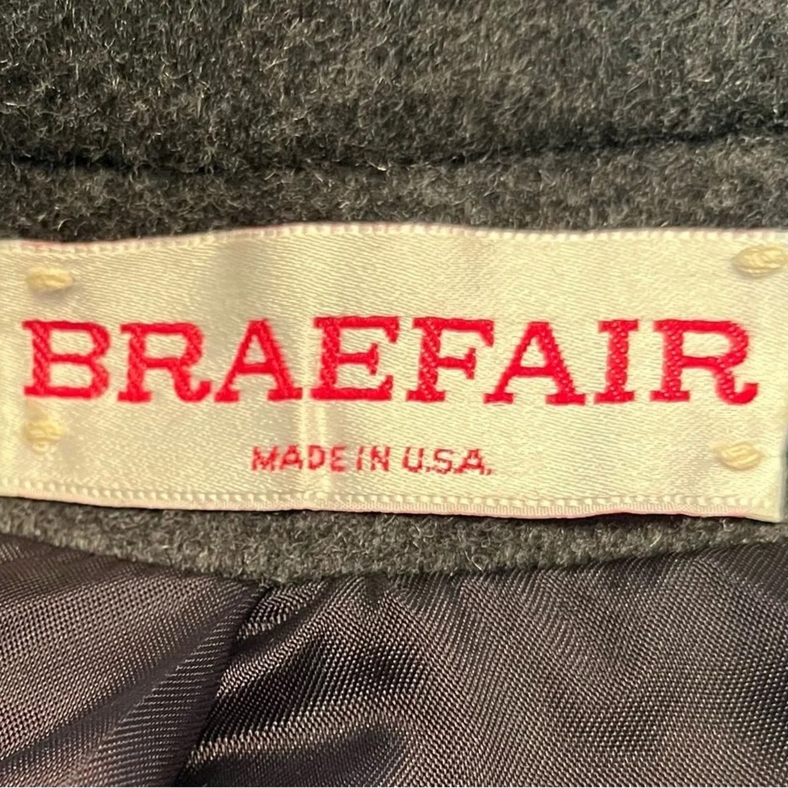 The Unbranded Brand Braeburn 100% wool lined double breasted overcoat, size11/12 Size M / US 6-8 / IT 42-44 - 3 Thumbnail