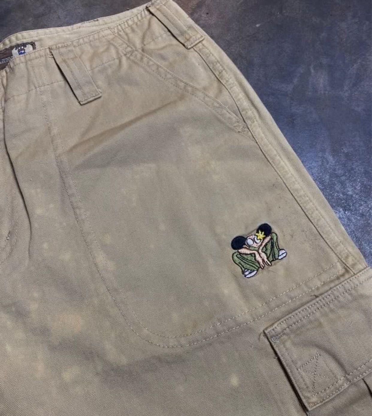 JNCO 🔥Vintage 90s🔥 Buggirls Cargo Super Baggy Wideleg Size 31" - 6 Thumbnail