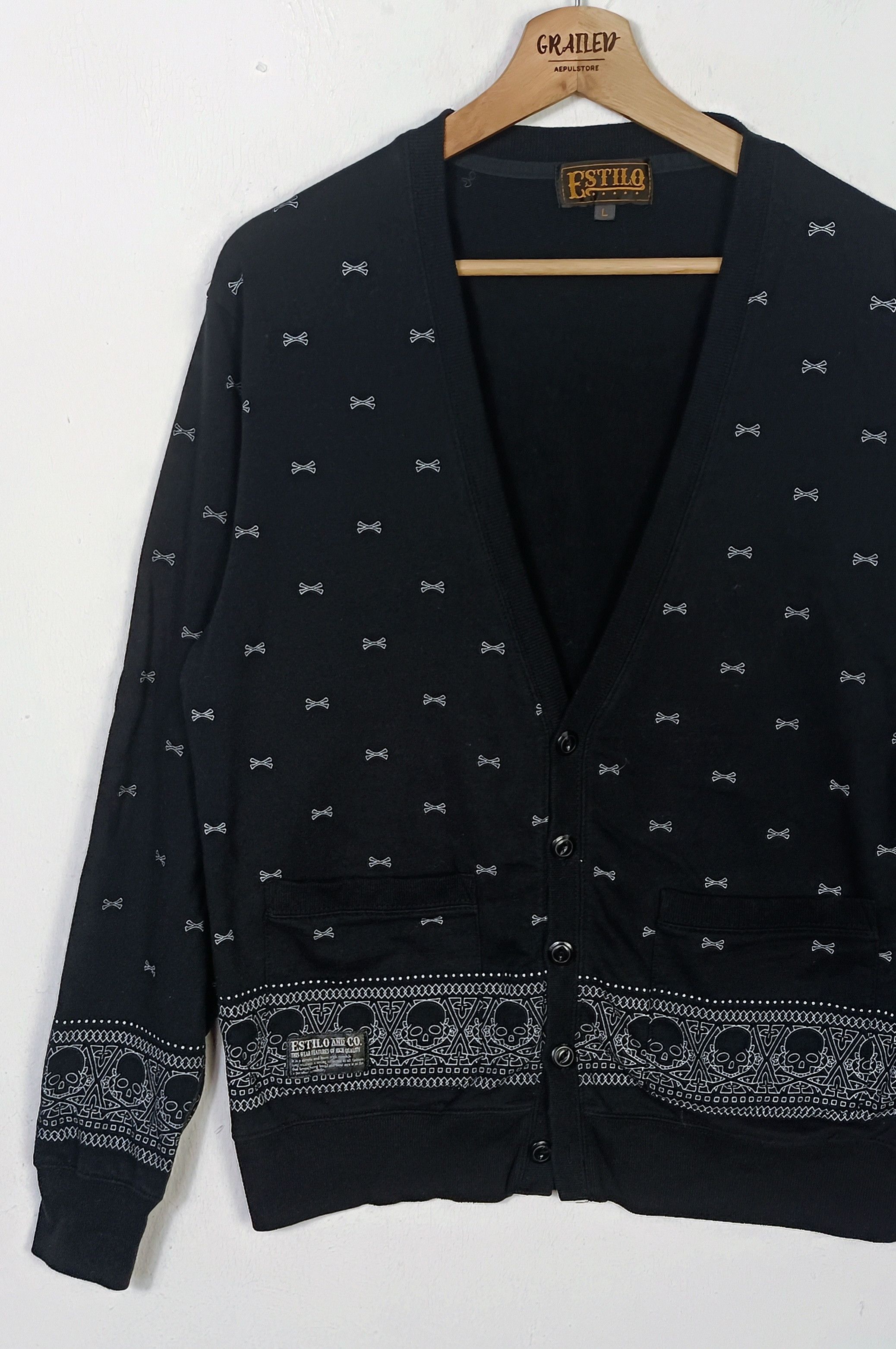 If Six Was Nine Estilo Cardigan Skull ifsixwasnine lgb style Size US L / EU 52-54 / 3 - 4 Thumbnail