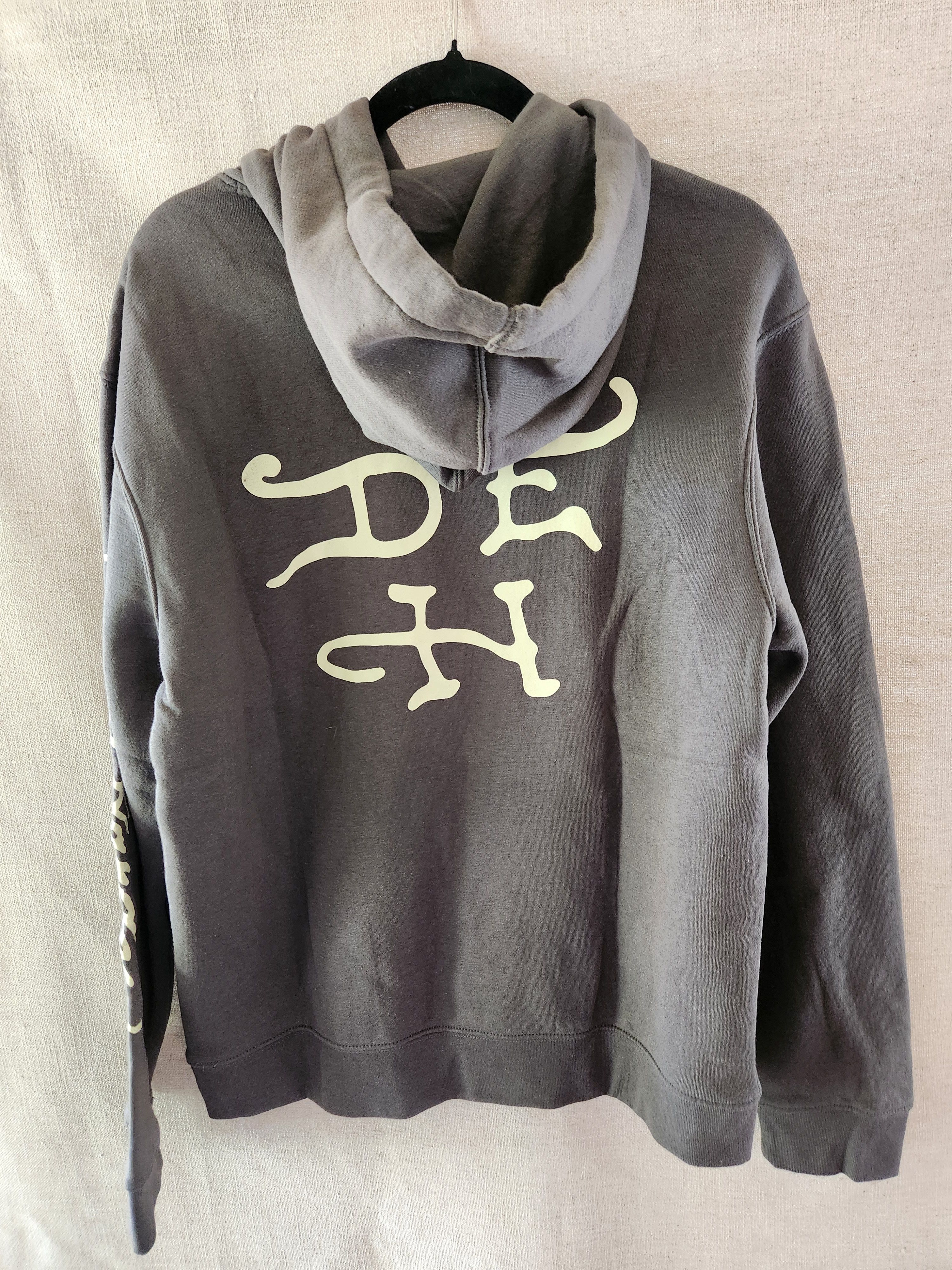 Ed Hardy Pullover Gray Hooded Skull Sweatshirt Size US M / EU 48-50 / 2 - 2 Thumbnail