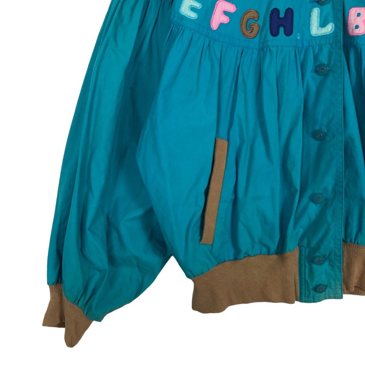 Japanese Brand 🔥Vintage Bomber Jacket Cartoon Big Logo Henri Luc Chapuis Size US M / EU 48-50 / 2 - 4 Thumbnail