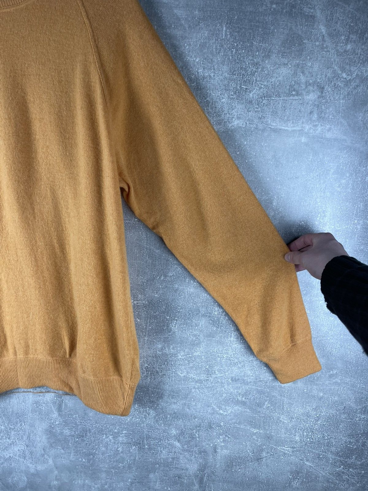 Other Della Ciana Supergeelong Merino Wool Sweater Camel Brown Size US L / EU 52-54 / 3 - 4 Thumbnail
