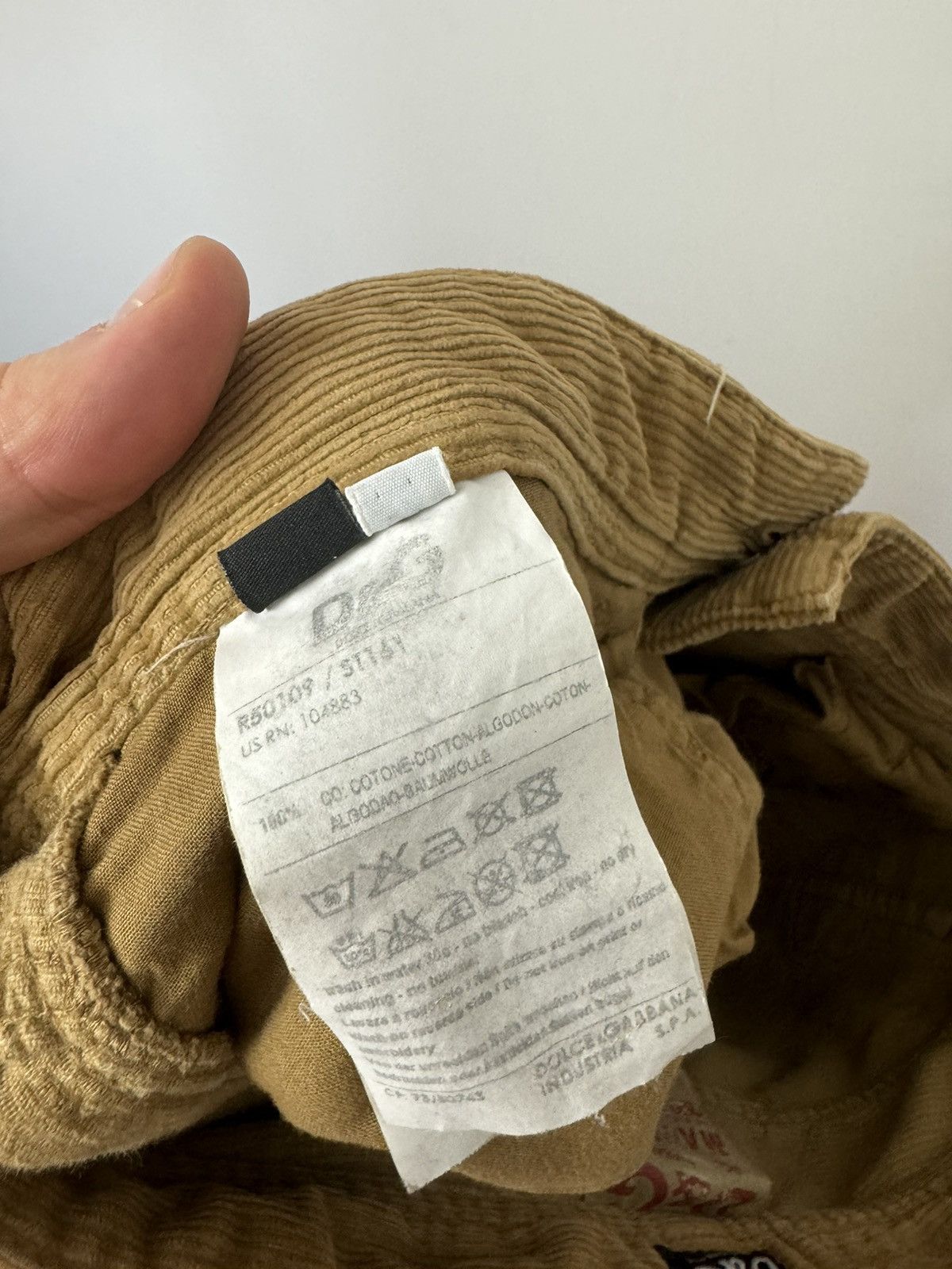 Dolce & Gabbana Vintage Y2k Dolce & Gabbana Corduroy Wool Pant Brown Size US 34 / EU 50 - 5 Thumbnail